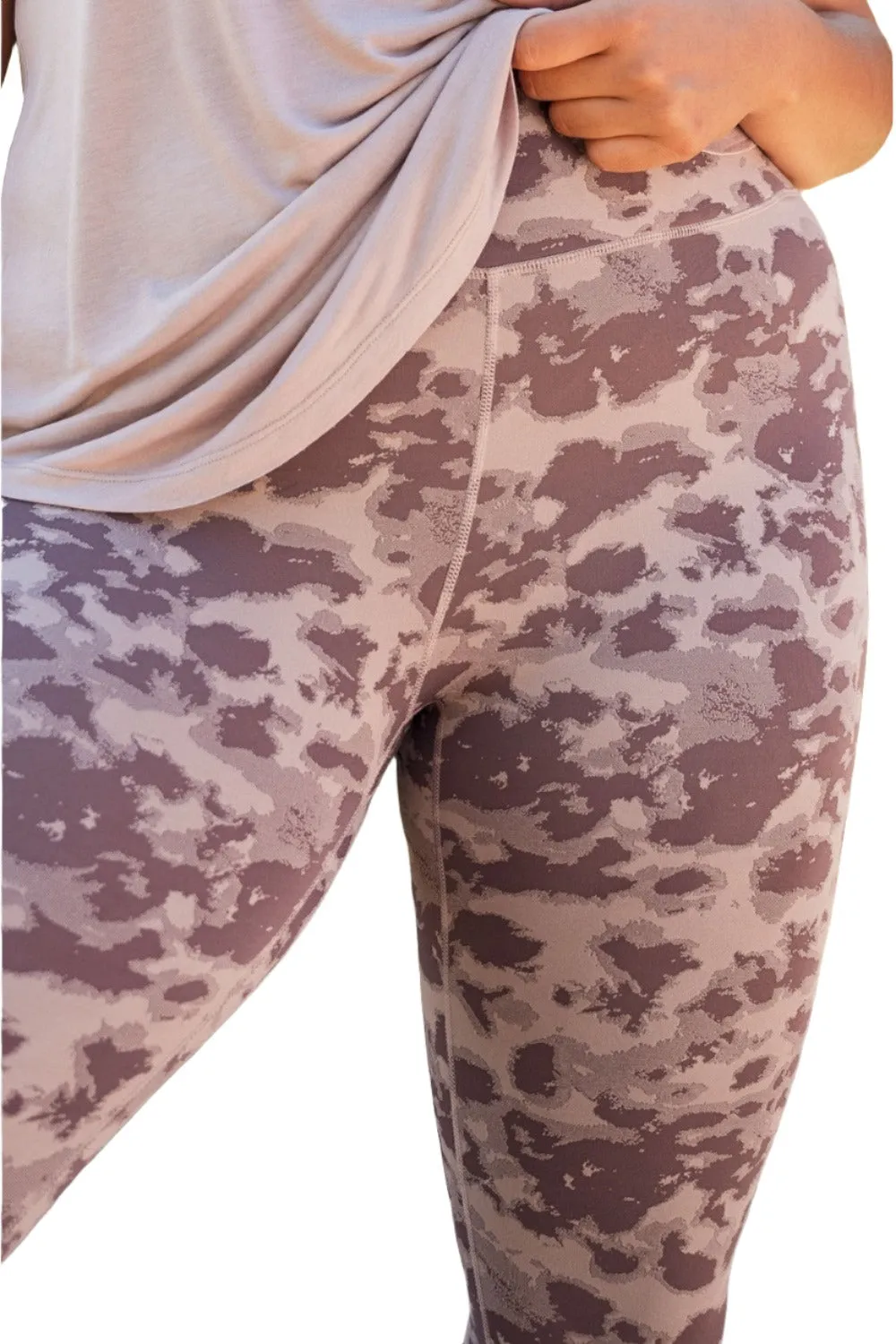 Mono B Textured Spotted  High waist Leggings APH-A075