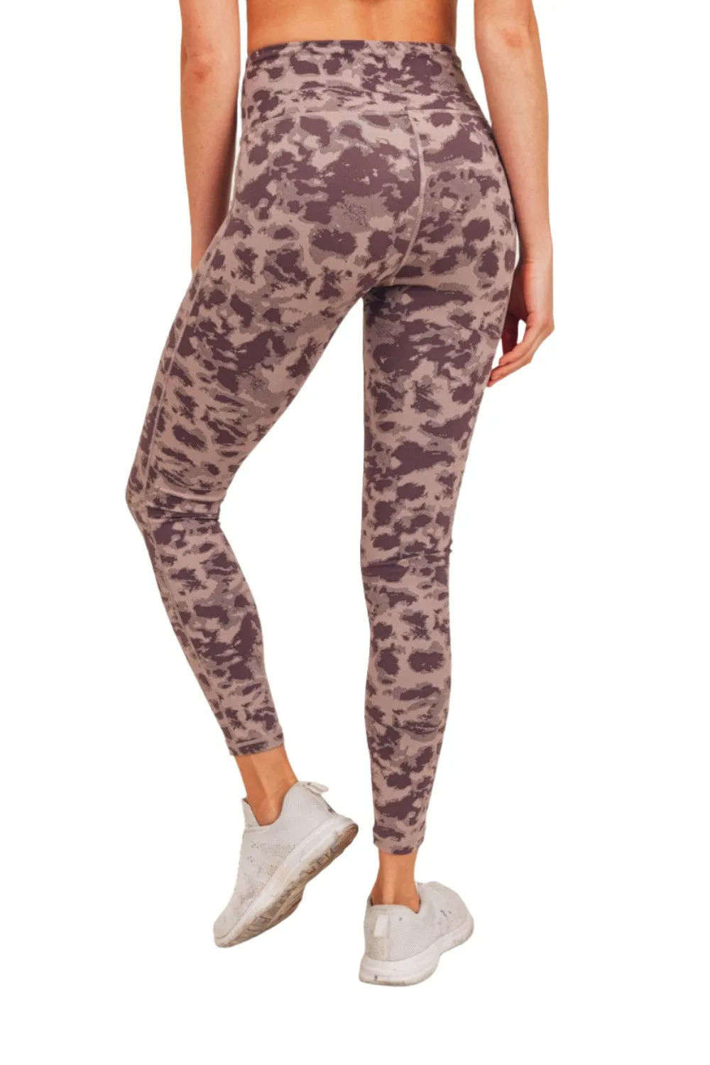 Mono B Textured Spotted  High waist Leggings APH-A075