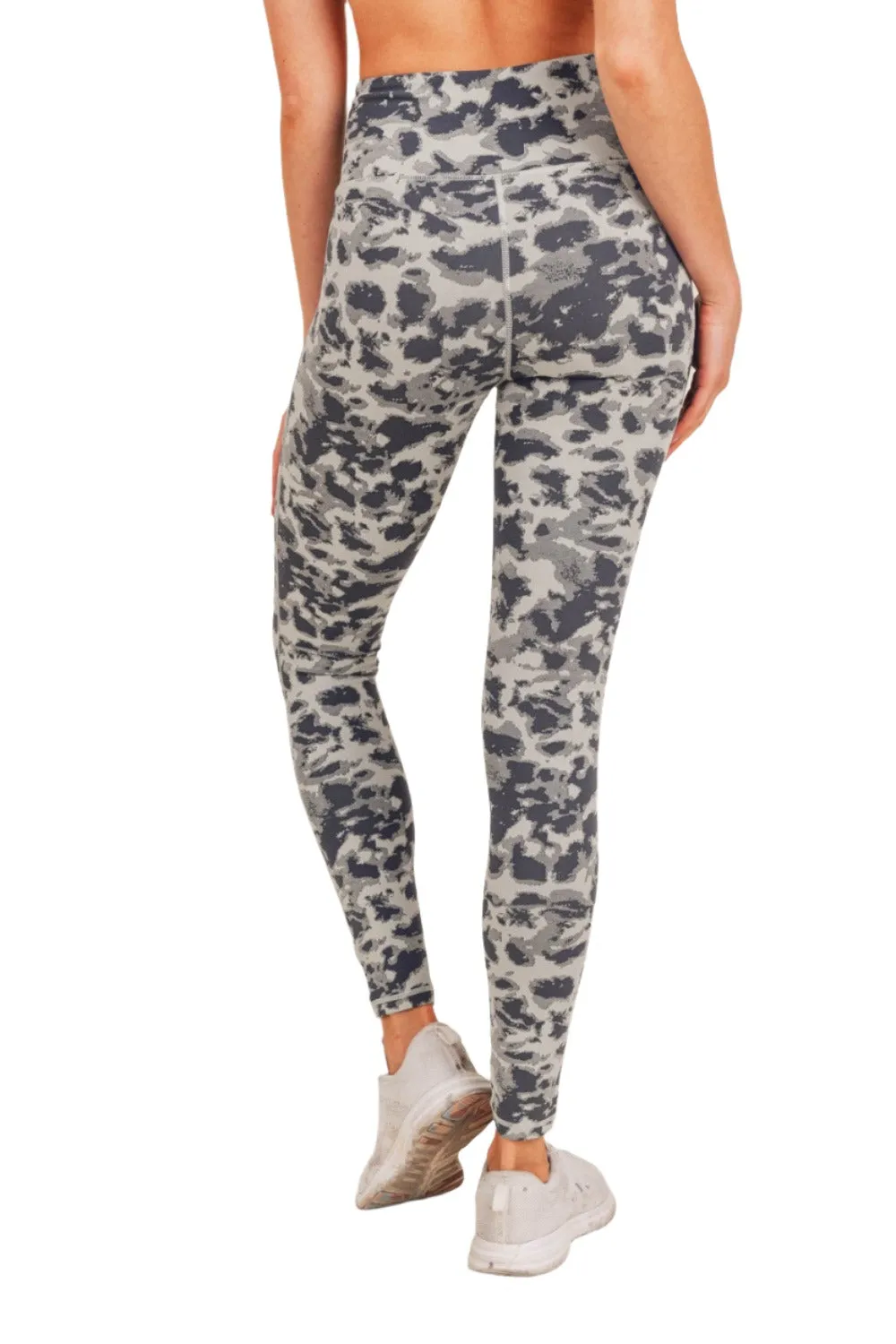 Mono B Textured Spotted  High waist Leggings APH-A075