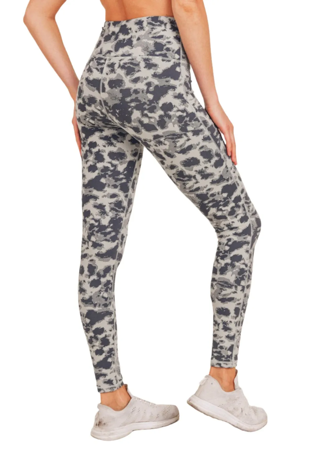 Mono B Textured Spotted  High waist Leggings APH-A075