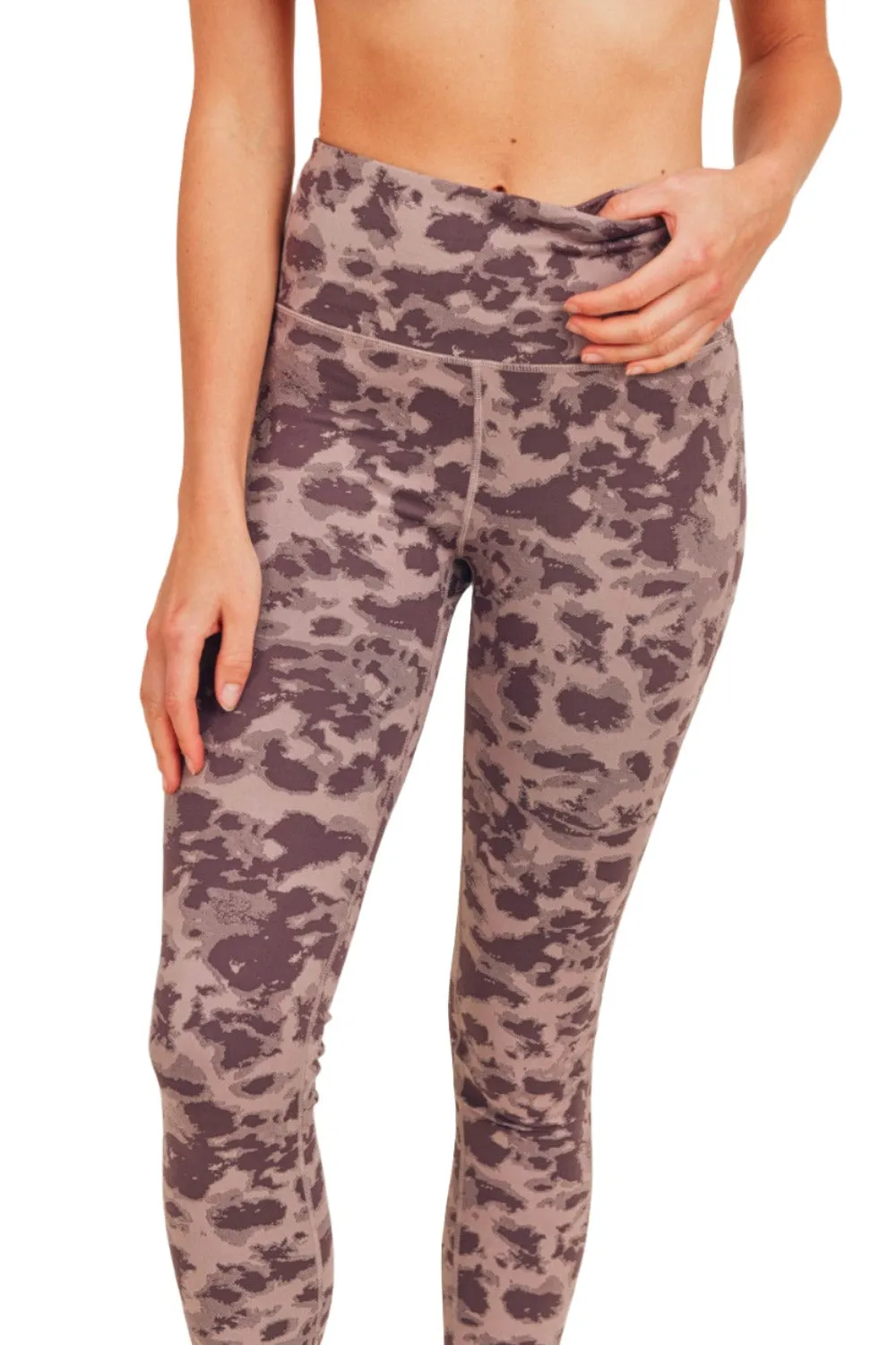 Mono B Textured Spotted  High waist Leggings APH-A075