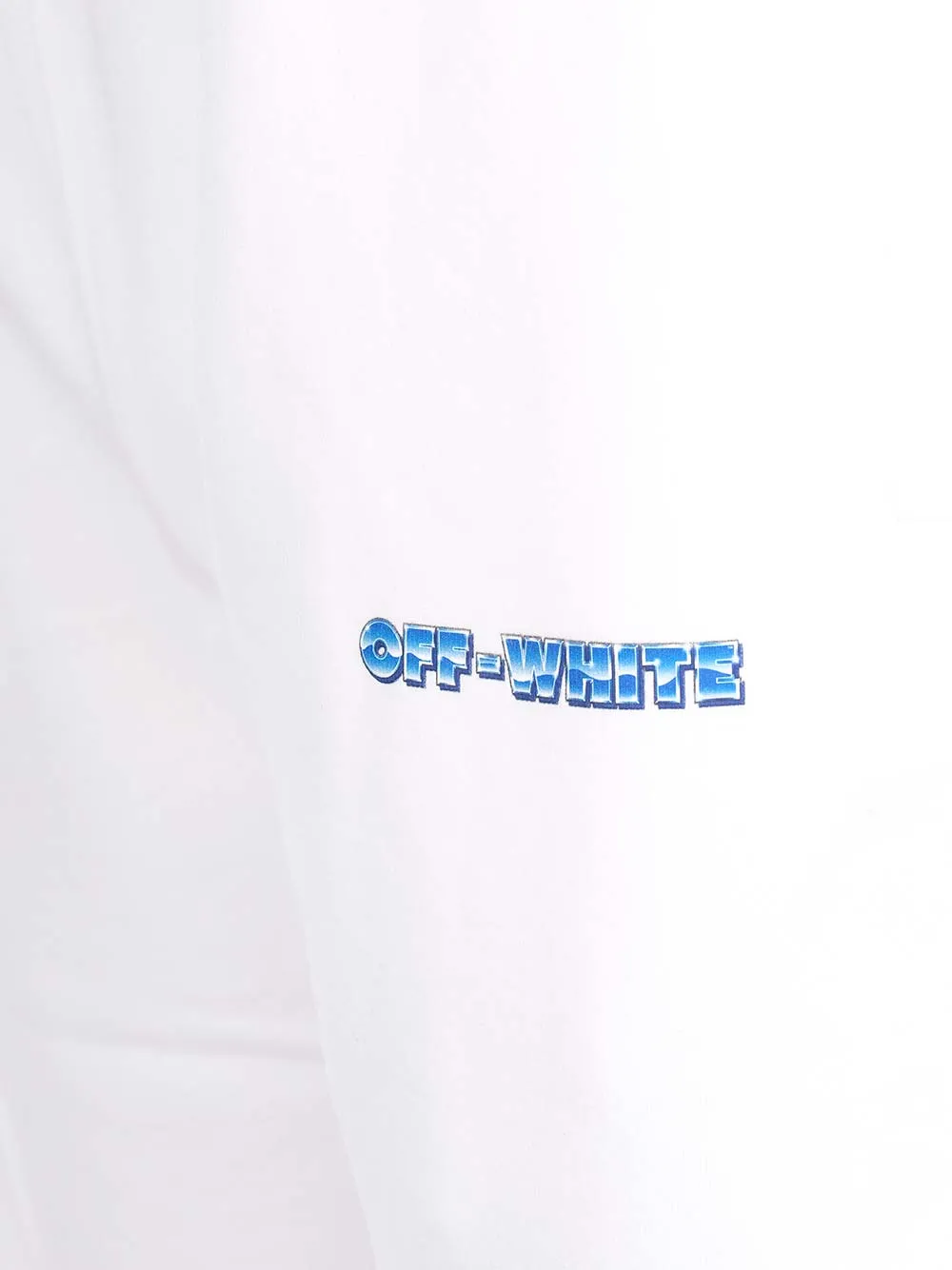 Off-White Logo Printed High Waist Shorts