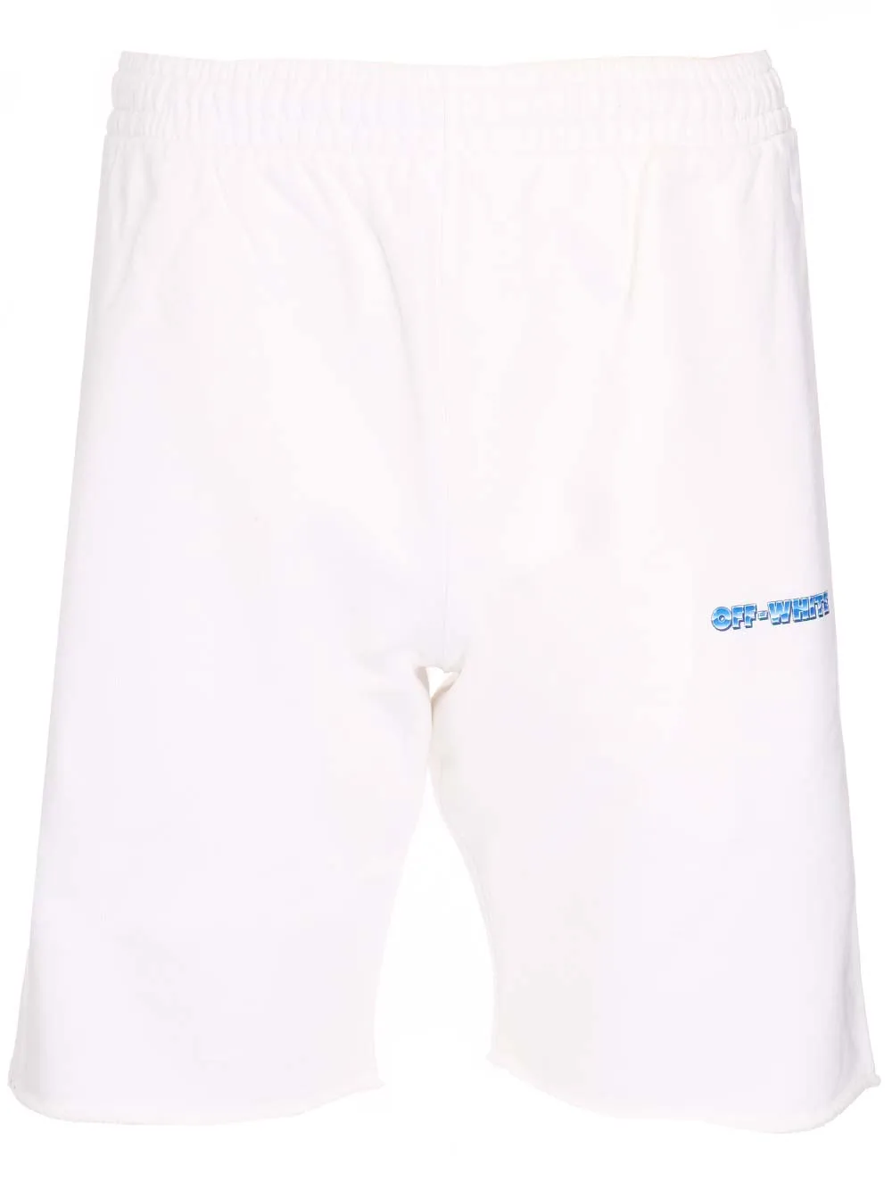 Off-White Logo Printed High Waist Shorts