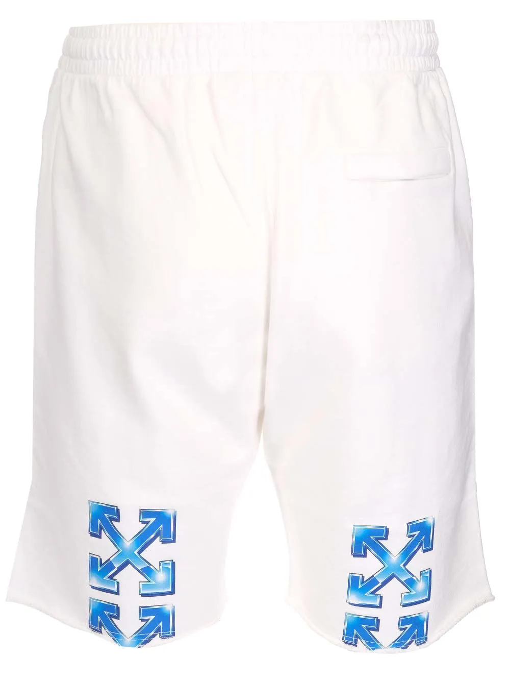 Off-White Logo Printed High Waist Shorts