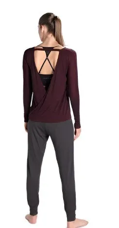 Onzie Hot Yoga  Drapey V Back Top 3033 One Size