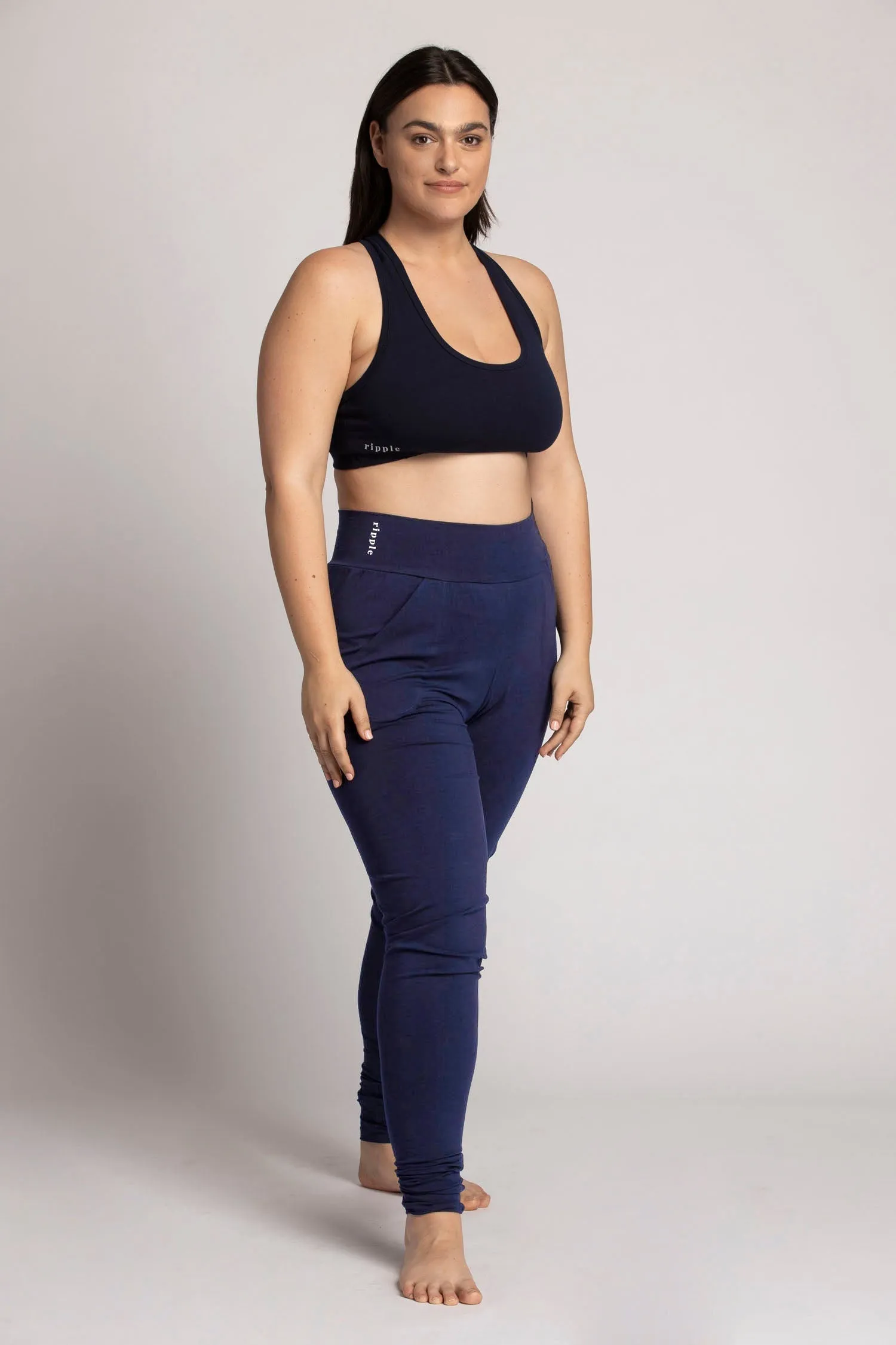 Organic Cotton Extra Long Slouchy Pants