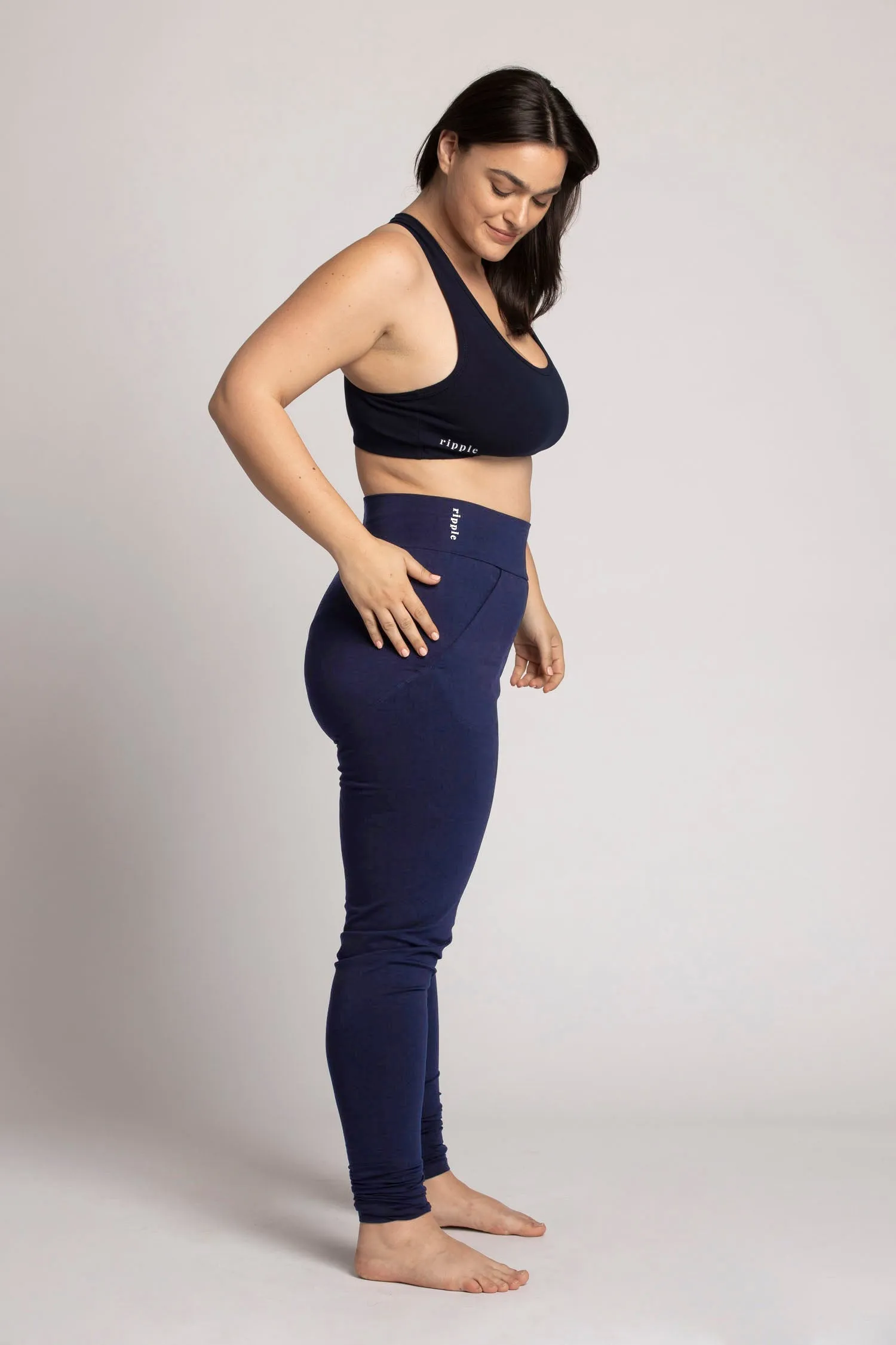 Organic Cotton Extra Long Slouchy Pants