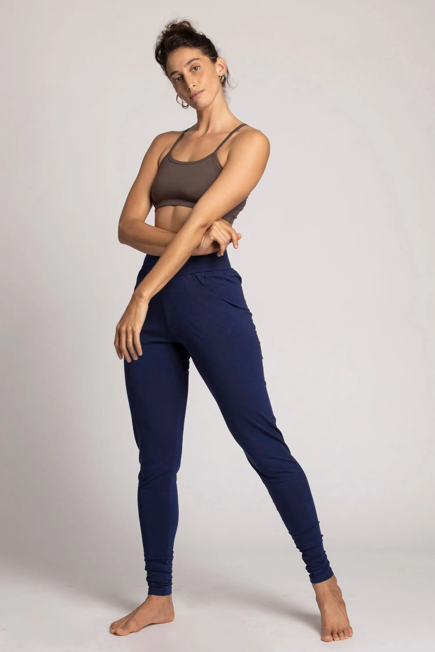 Organic Cotton Extra Long Slouchy Pants