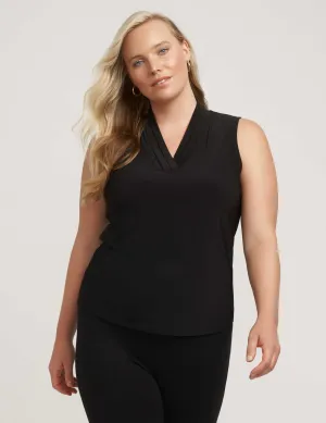 Plus Size Triple Pleat Top - Sale