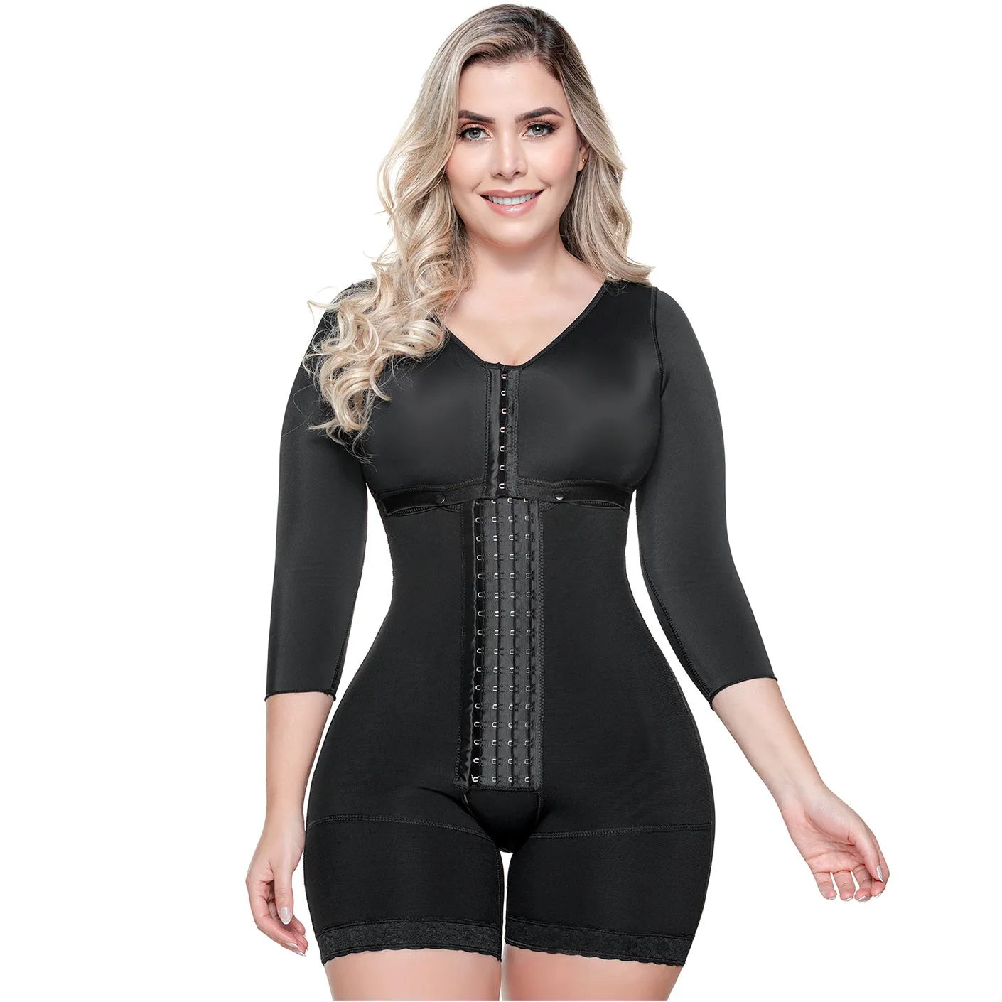 Post-Surgery BBL and Arm & Thigh Liposuction (360) Faja with sleeves High Compression & Bra Support Sonryse 103BF