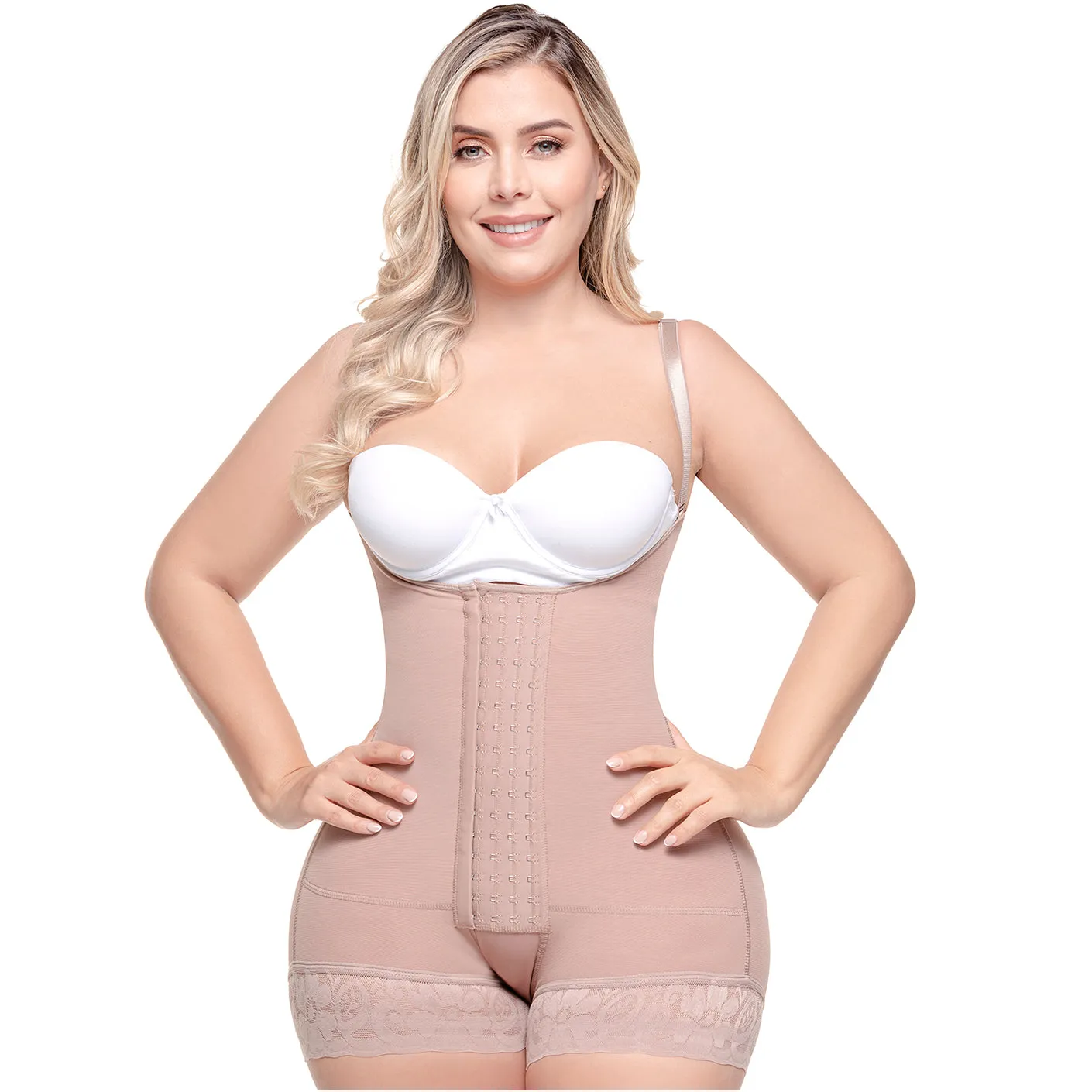 Postpartum Natural-birth Faja Open bust Short length & Medium compression | Stage 2 Sonryse 066BF
