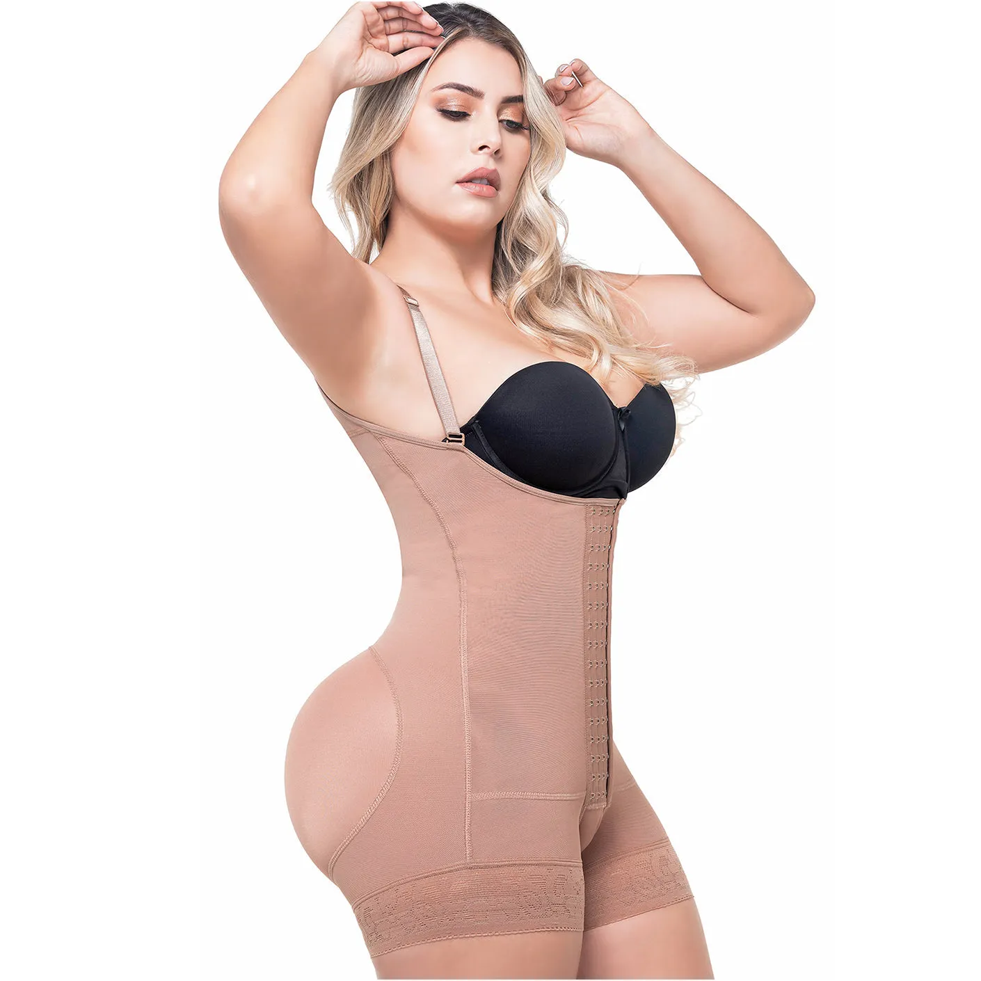 Postpartum Natural-birth Faja Open bust Short length & Medium compression | Stage 2 Sonryse 066BF