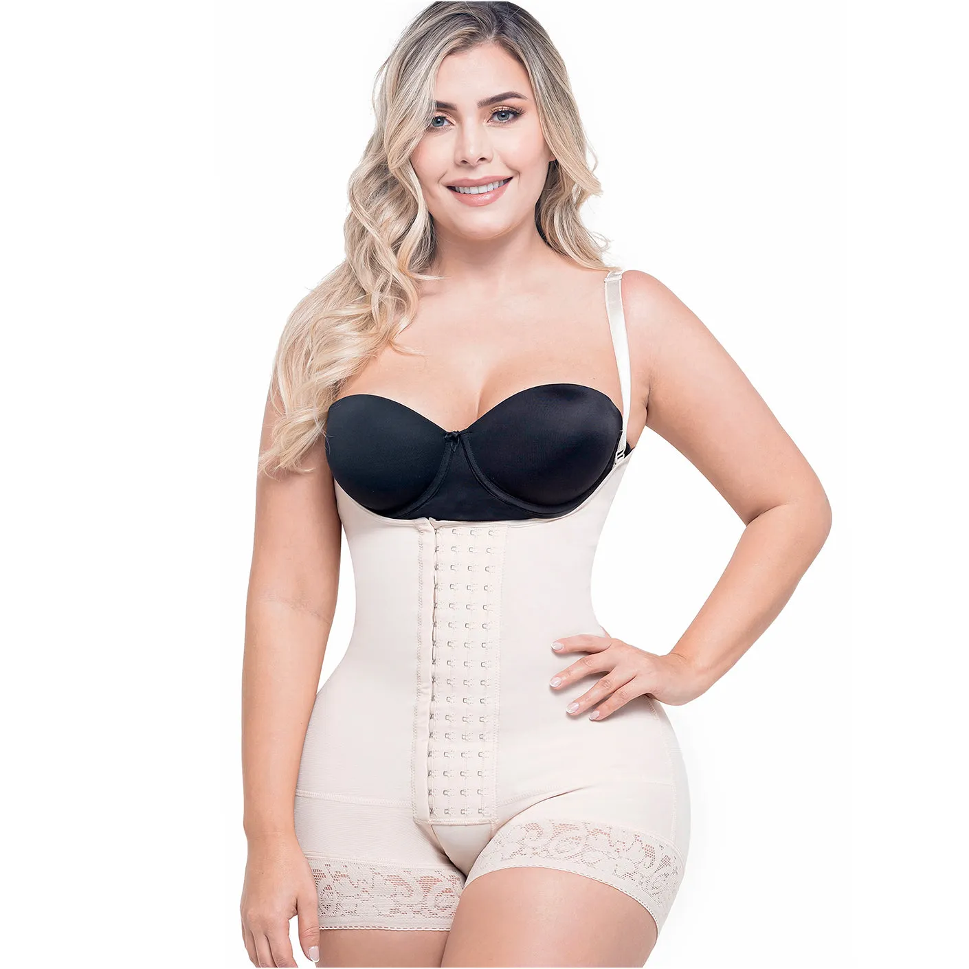Postpartum Natural-birth Faja Open bust Short length & Medium compression | Stage 2 Sonryse 066BF