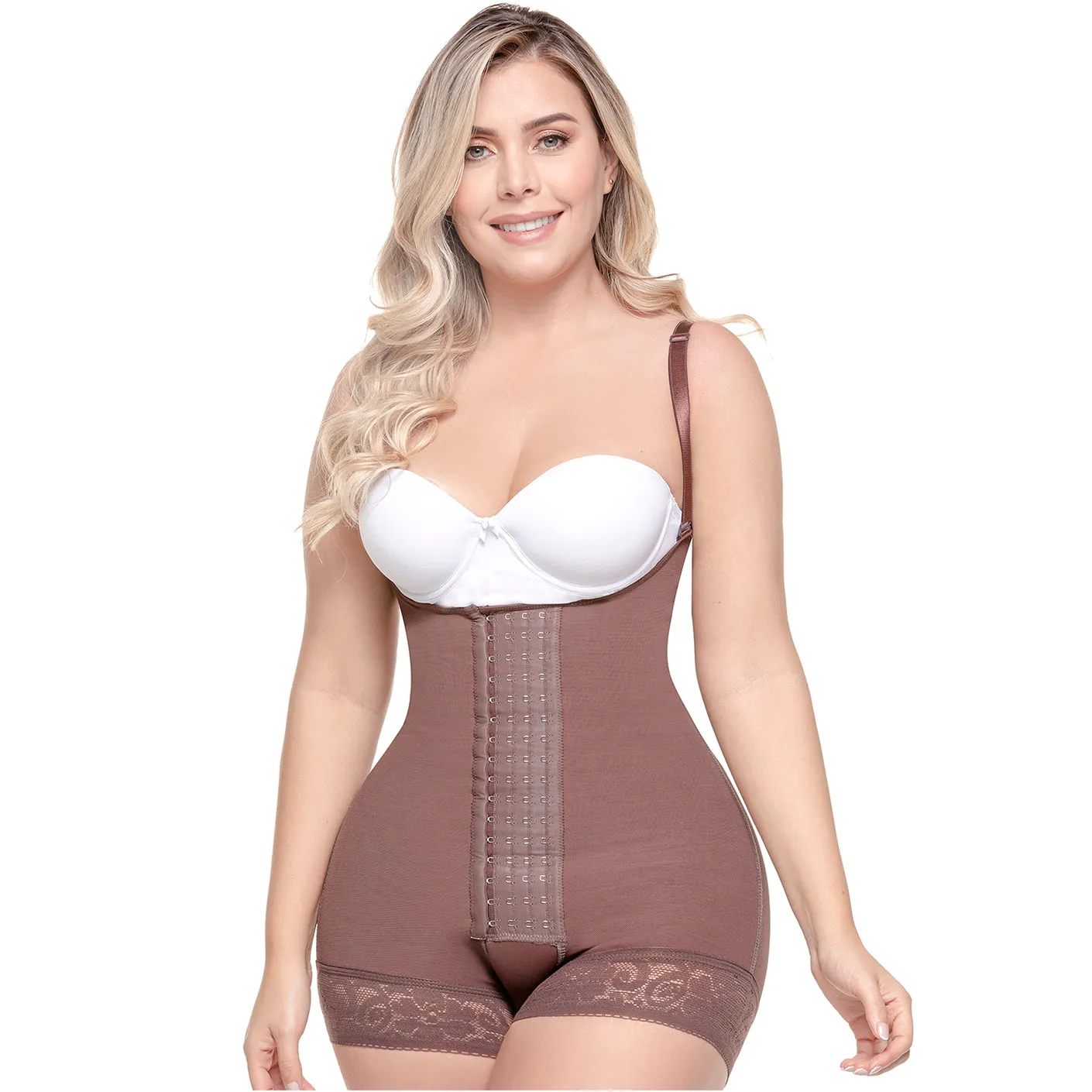 Postpartum Natural-birth Faja Open bust Short length & Medium compression | Stage 2 Sonryse 066BF