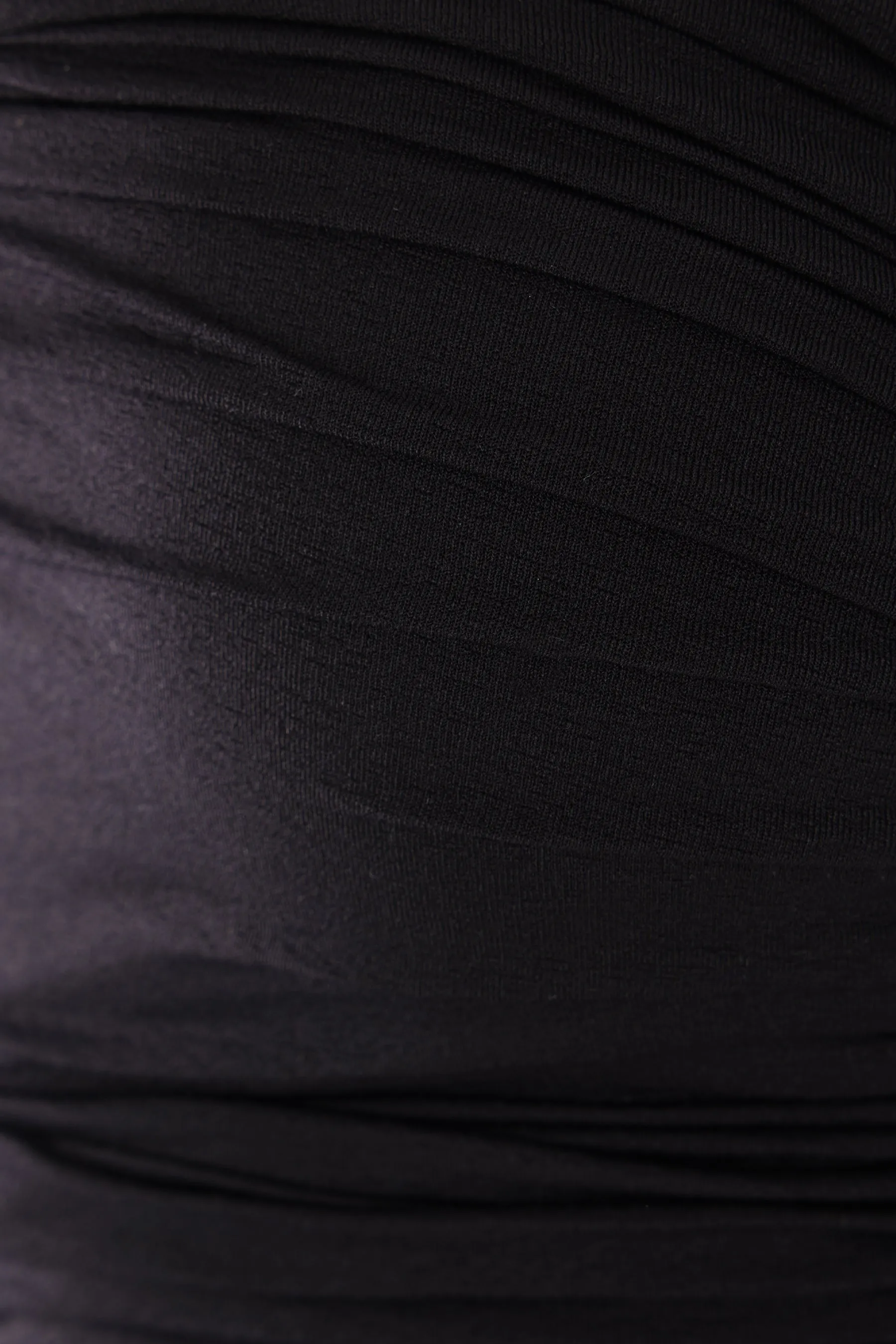 Prong stretch jersey strapless minidress