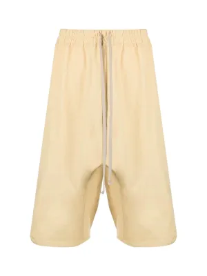 Rick Owens High-Waist Drawstring Shorts
