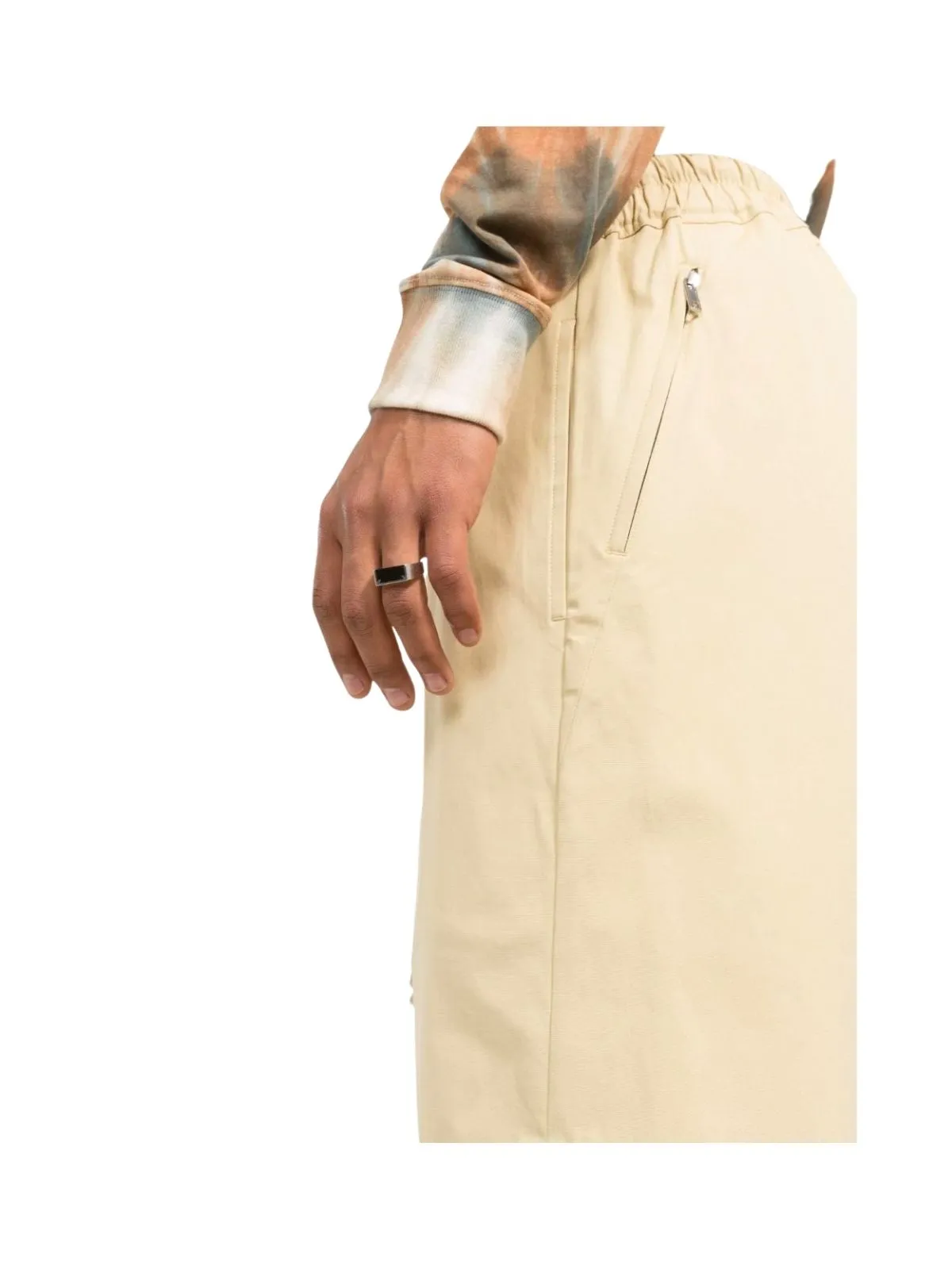 Rick Owens High-Waist Drawstring Shorts