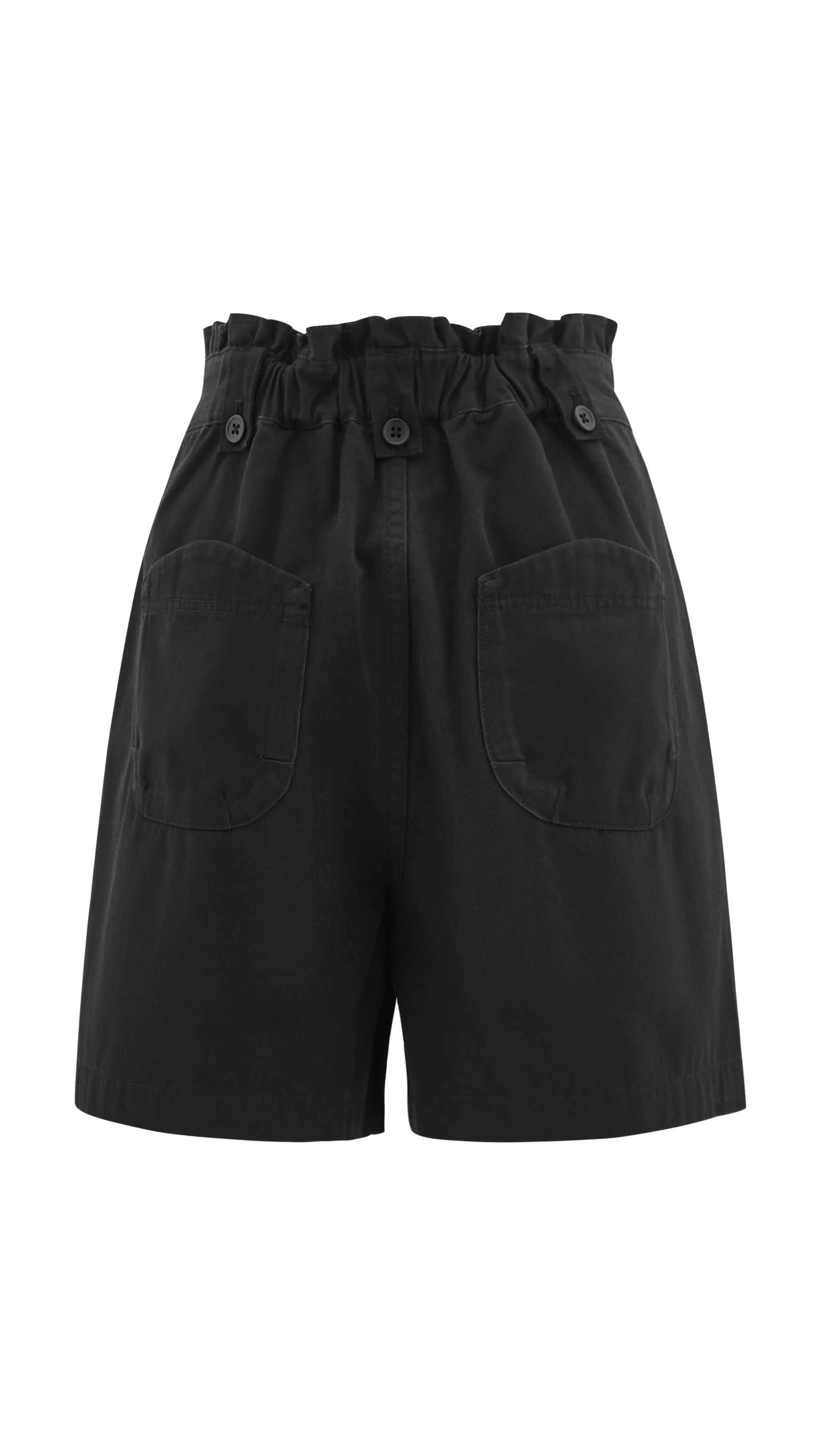 Ruffles Trim Waist Shorts