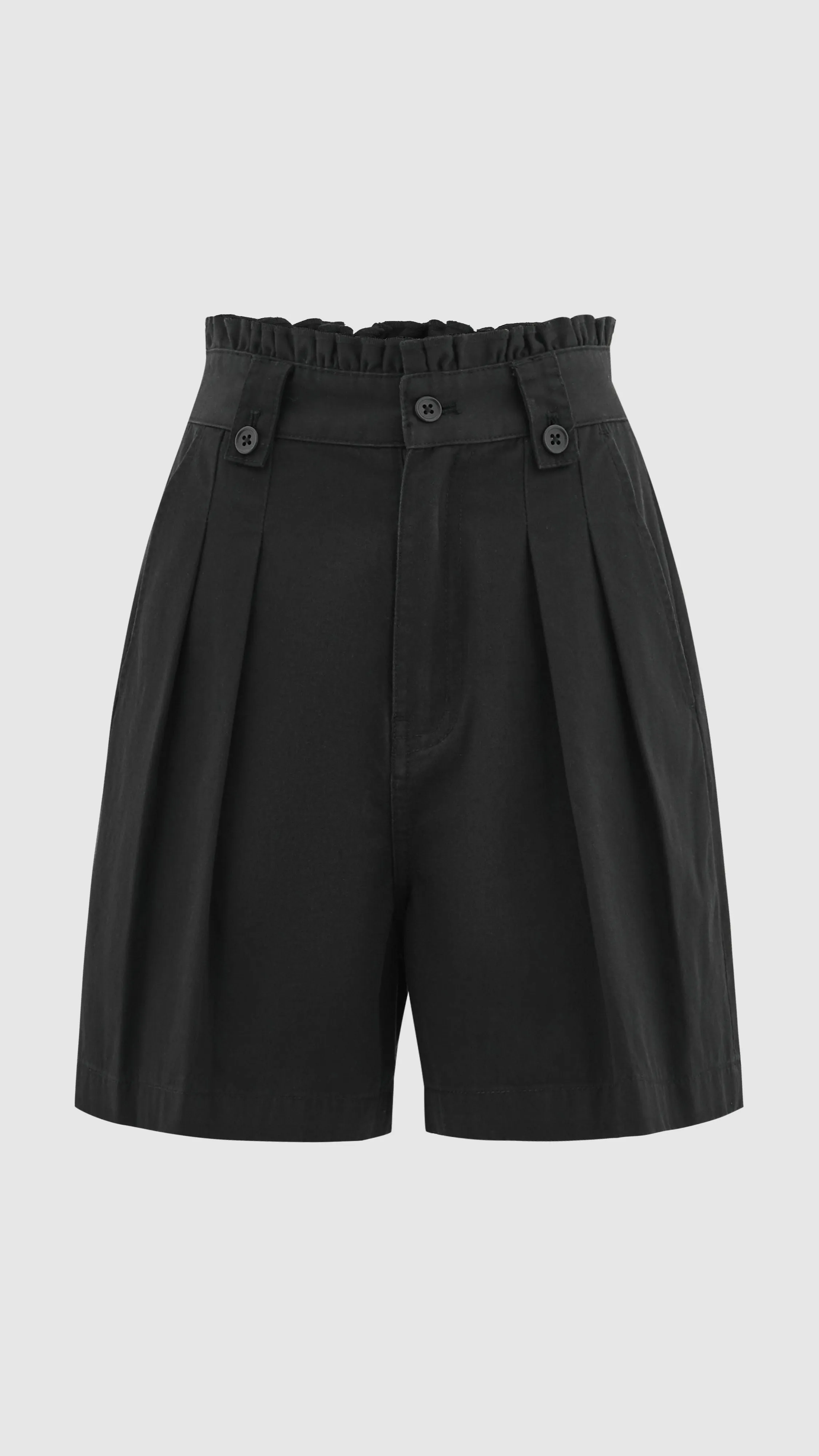 Ruffles Trim Waist Shorts