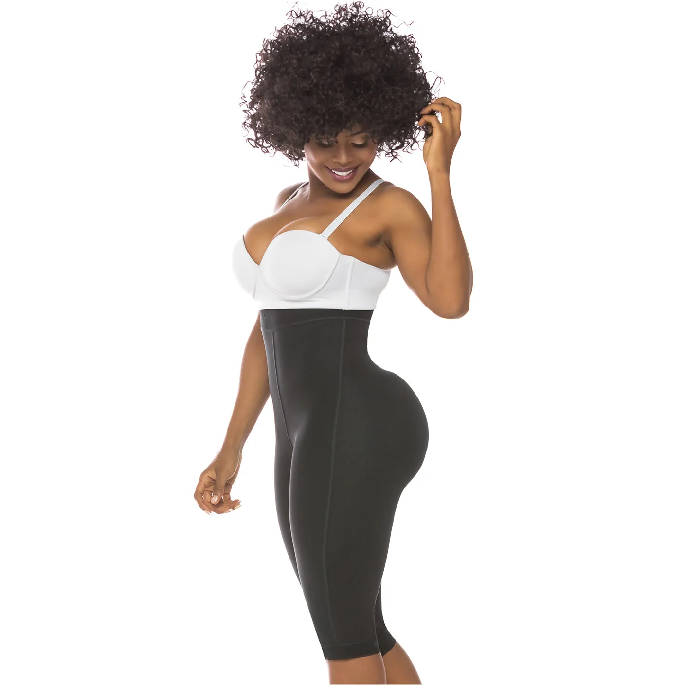 Salome 0219 | Colombian Butt Lifter High-Waisted Capri Faja