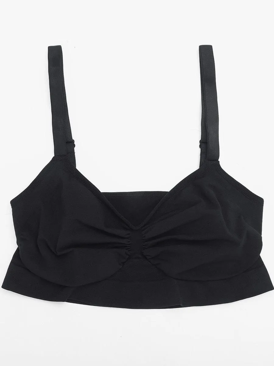 Seamless Shaping Bra with Adjustable Shoulder Straps