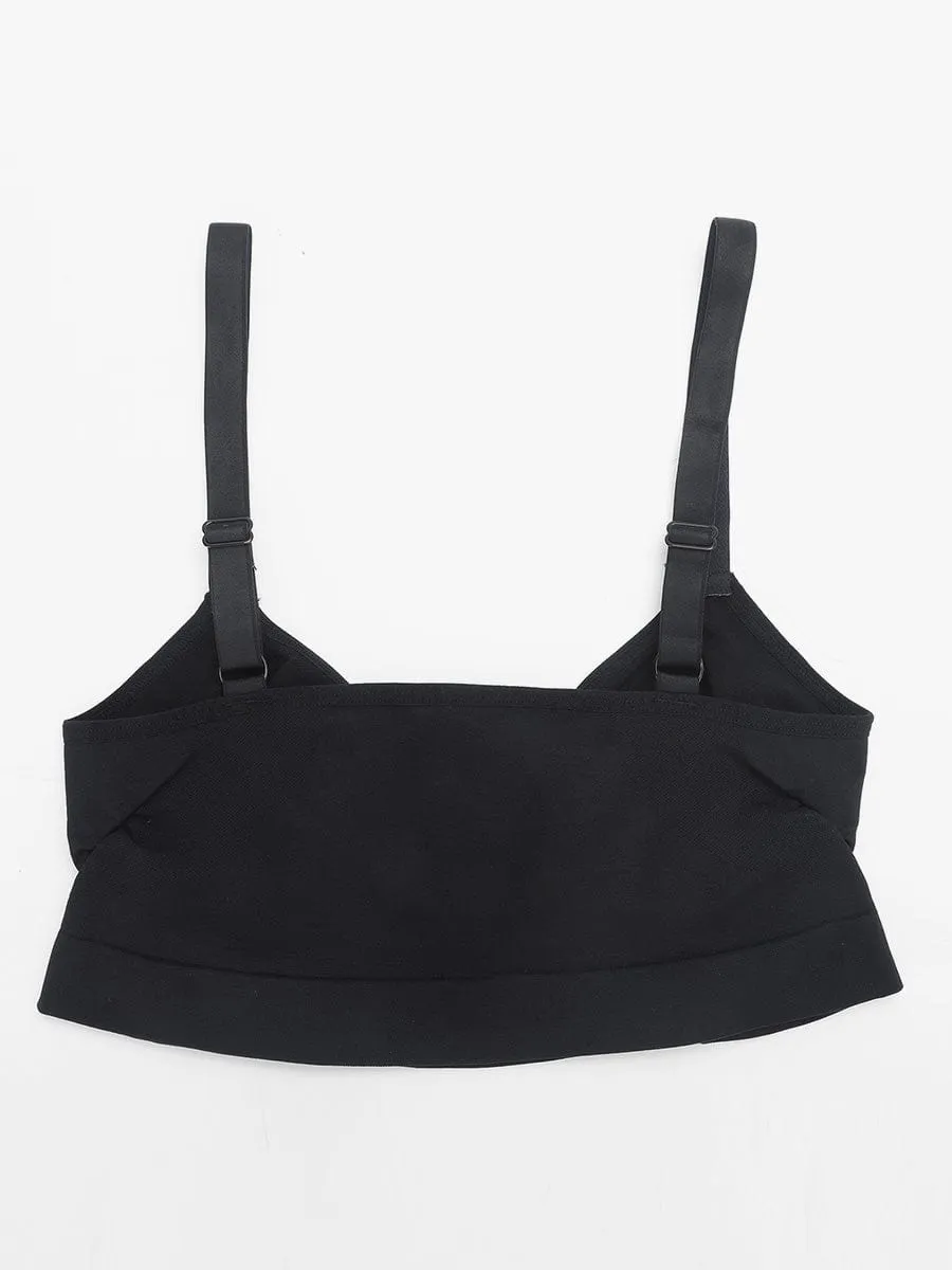Seamless Shaping Bra with Adjustable Shoulder Straps