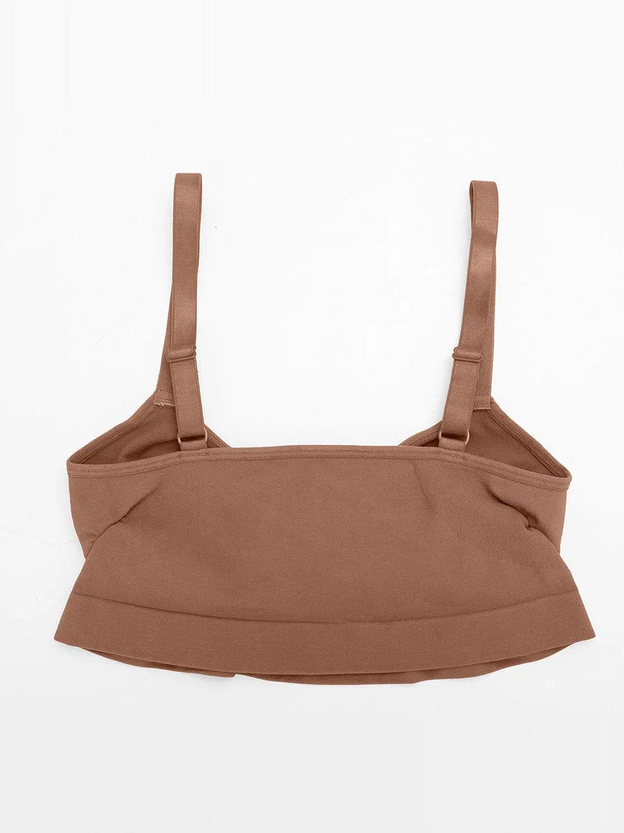 Seamless Shaping Bra with Adjustable Shoulder Straps