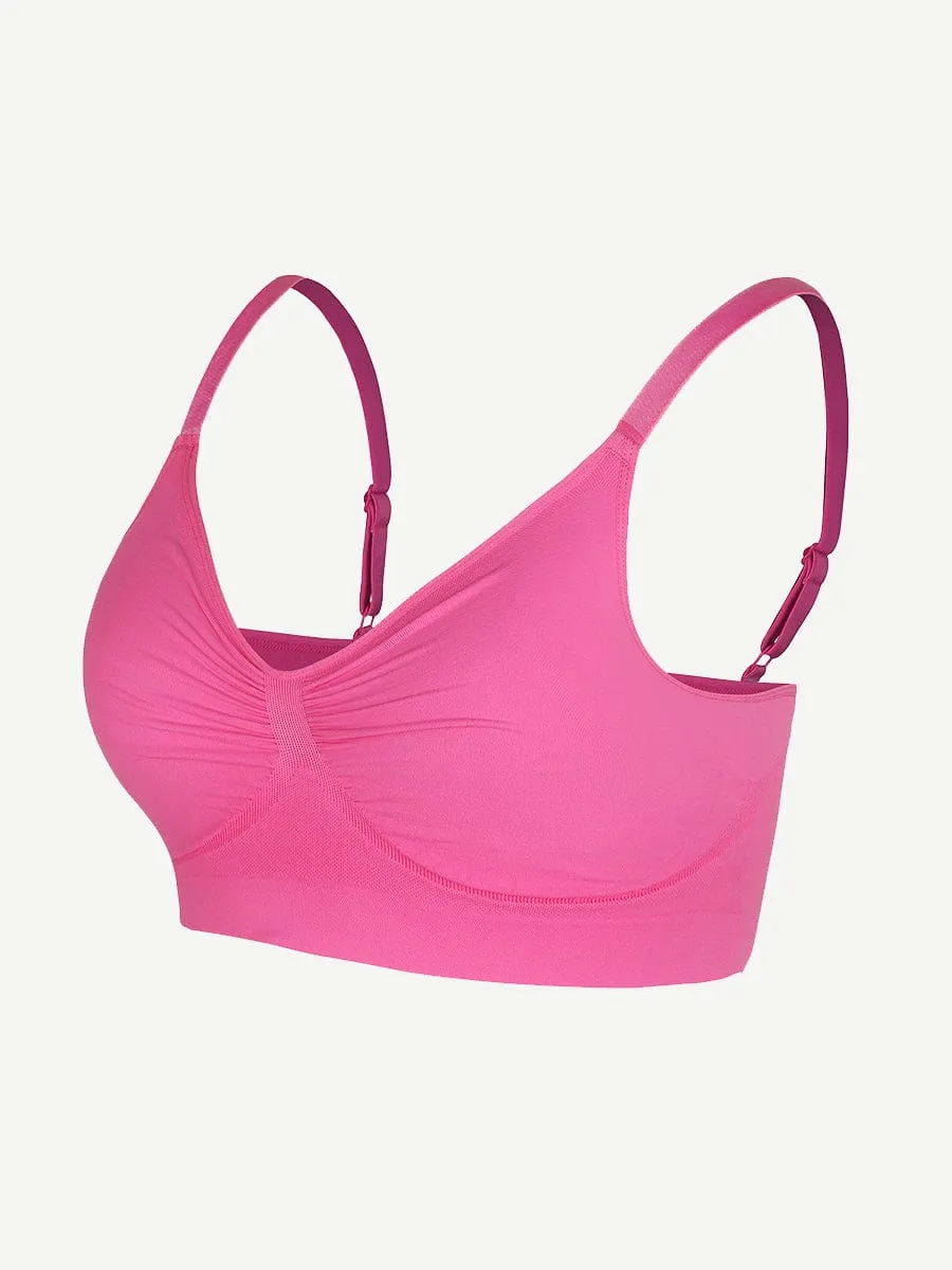 Seamless Shaping Bra with Adjustable Shoulder Straps
