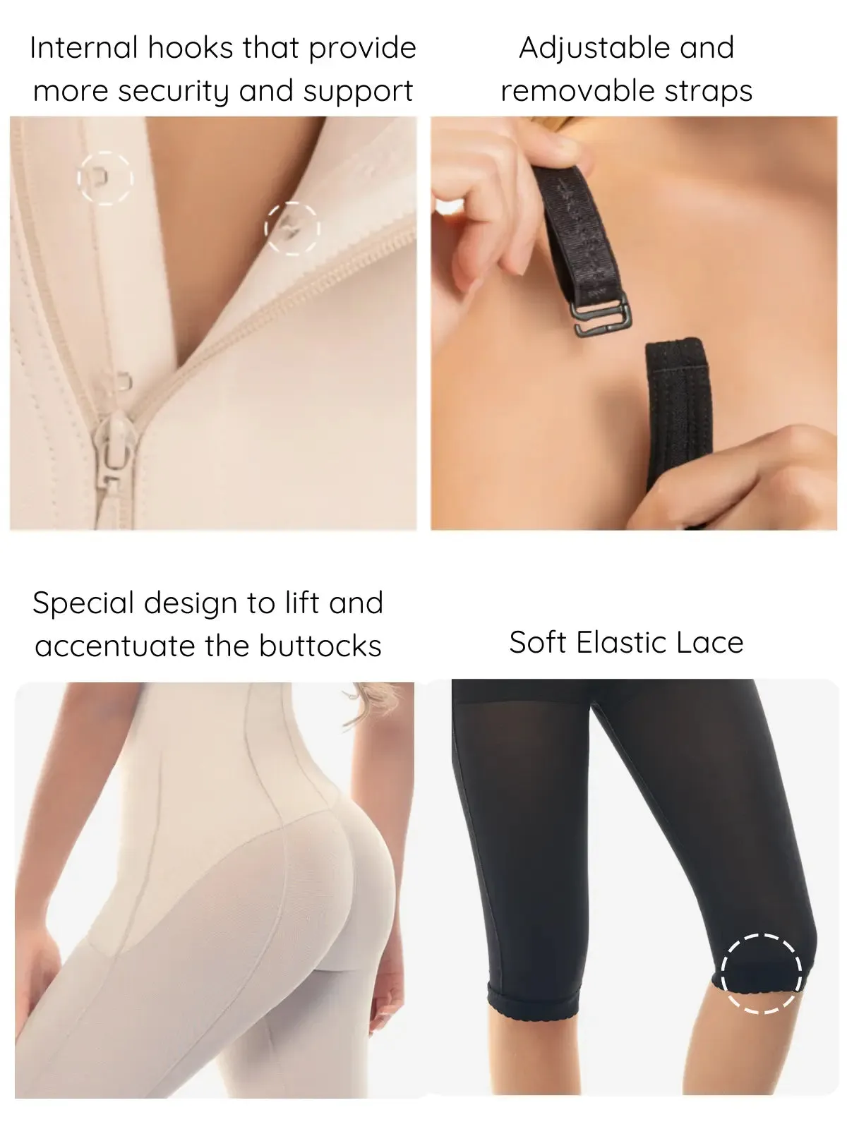 Siluet 1006 Total Body Sculpting Bodysuit Open Crotch