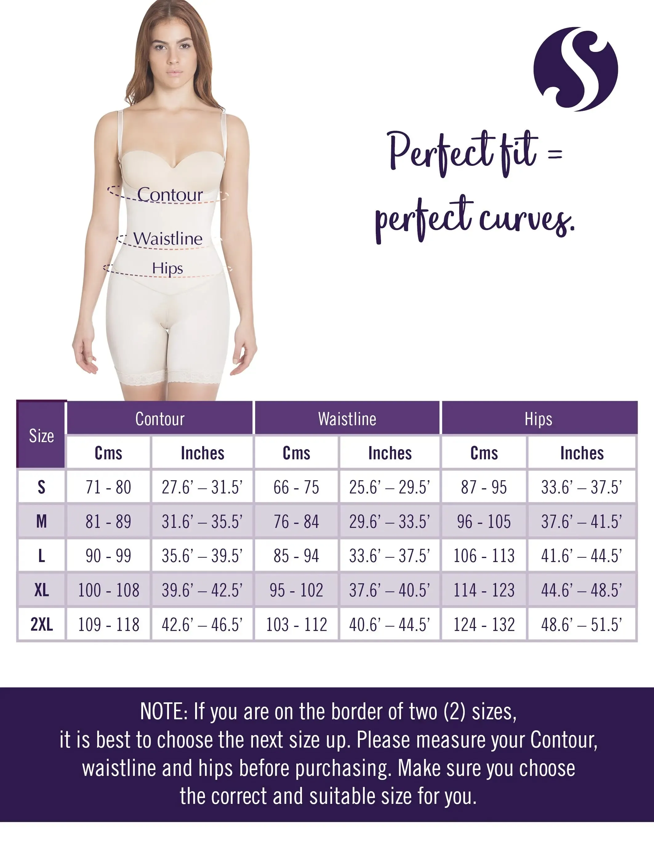 Siluet 1108 Thermal latex shaper Mid-Thigh style without zipper