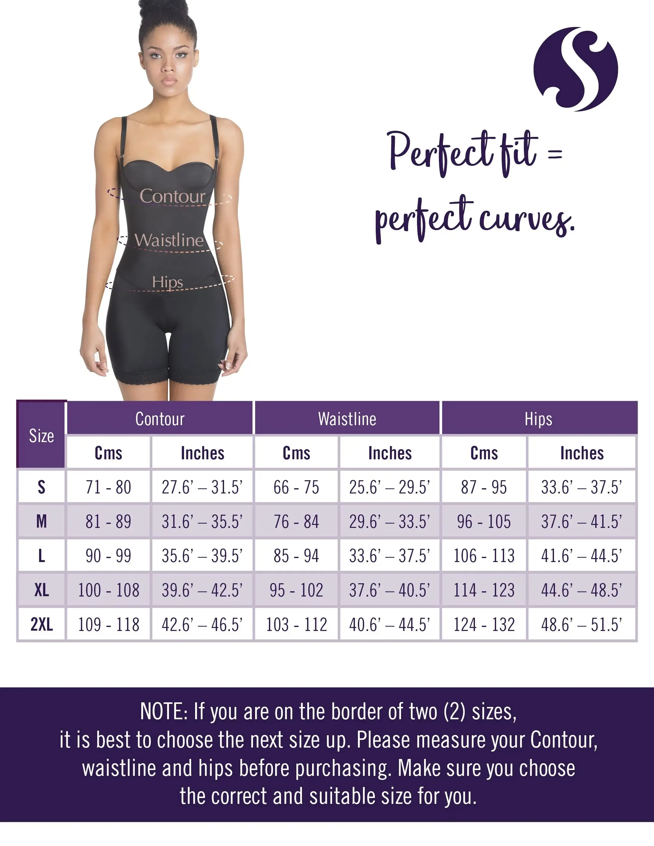 Siluet 1108 Thermal latex shaper Mid-Thigh style without zipper