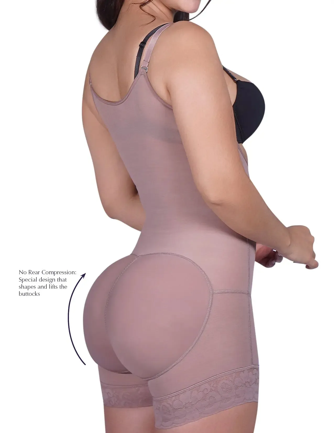 Siluet 2412 Post Surgery Compression Mid-Thigh Body Shaper