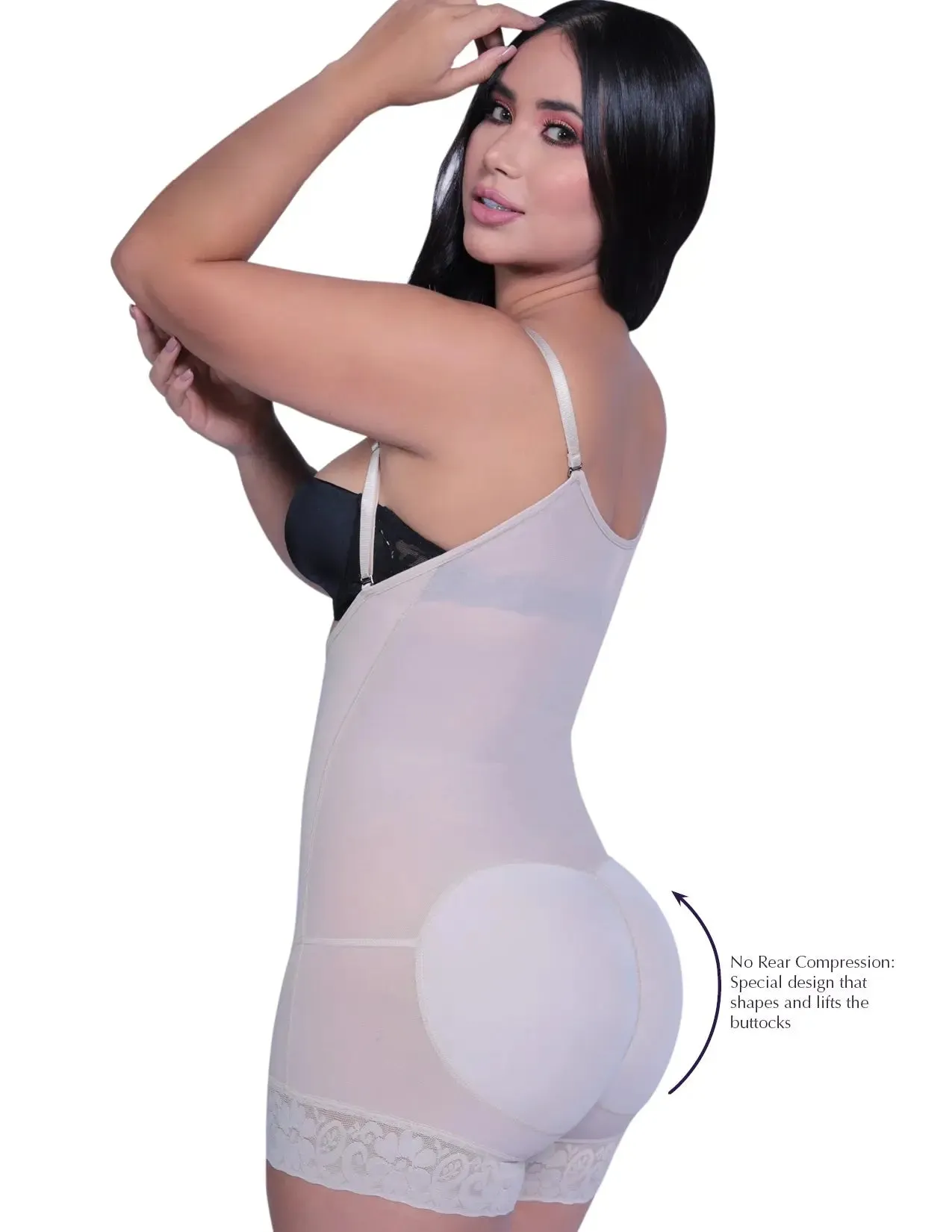 Siluet 2412 Post Surgery Compression Mid-Thigh Body Shaper
