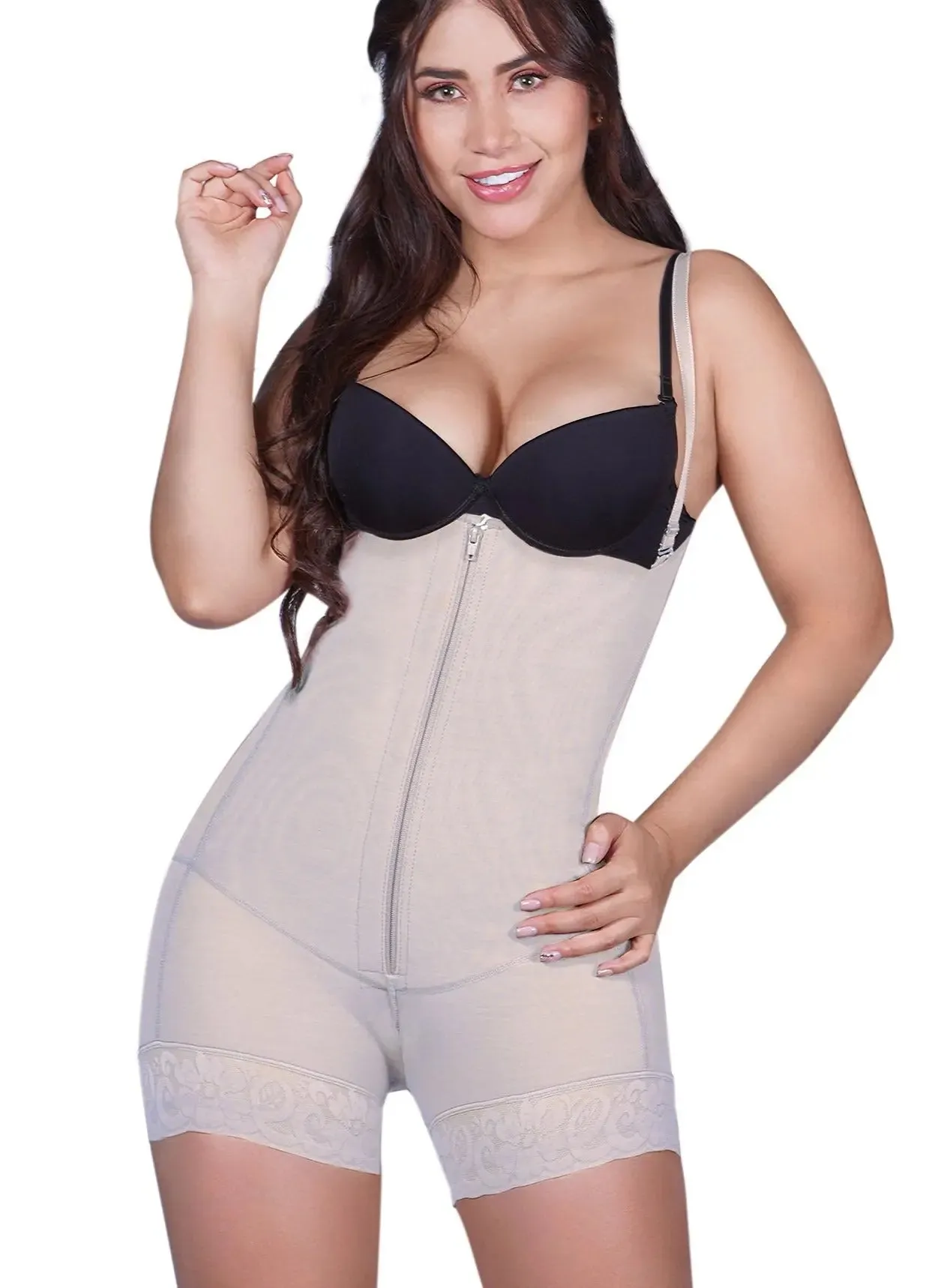 Siluet 2412 Post Surgery Compression Mid-Thigh Body Shaper