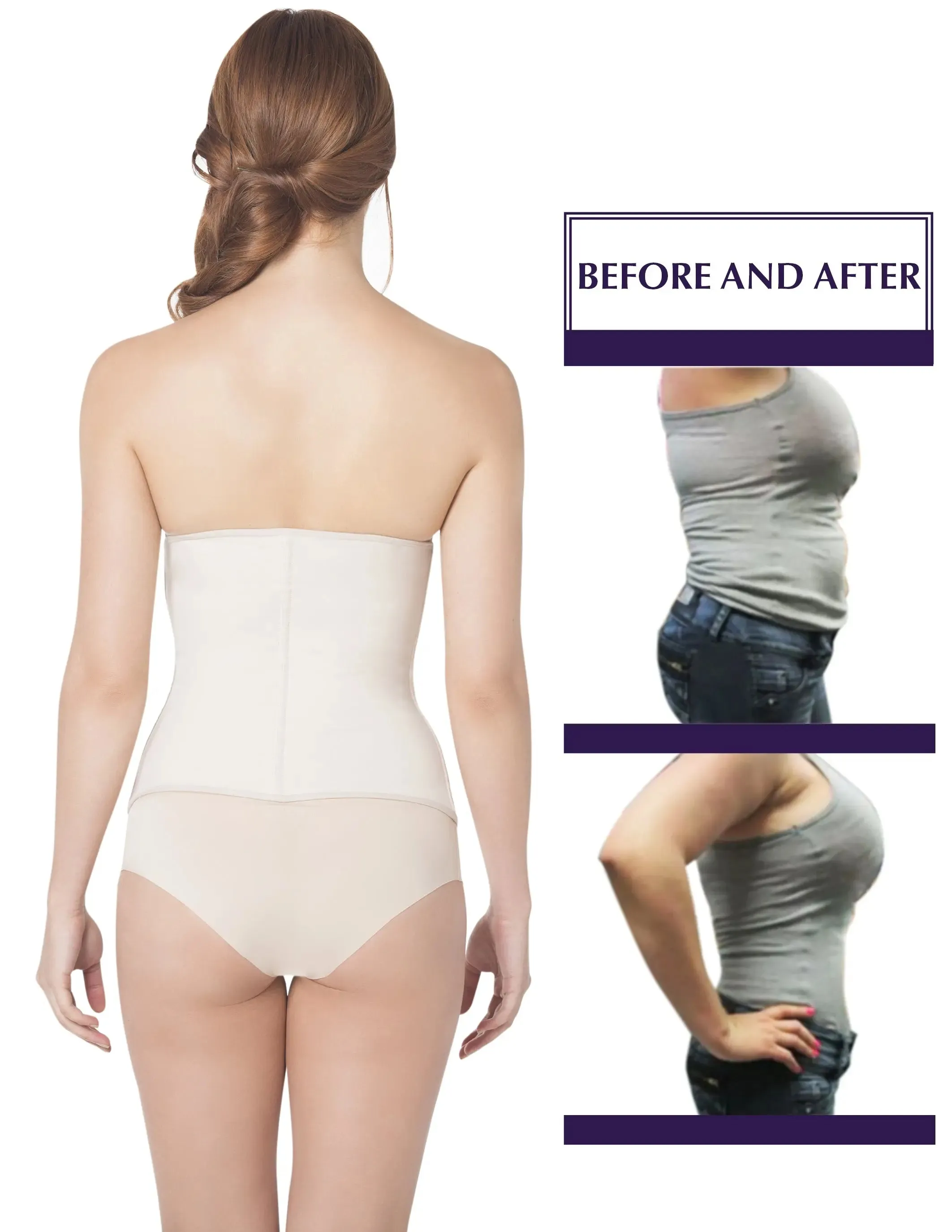 Siluet E6020 Shaping Waist Cincher with Latex