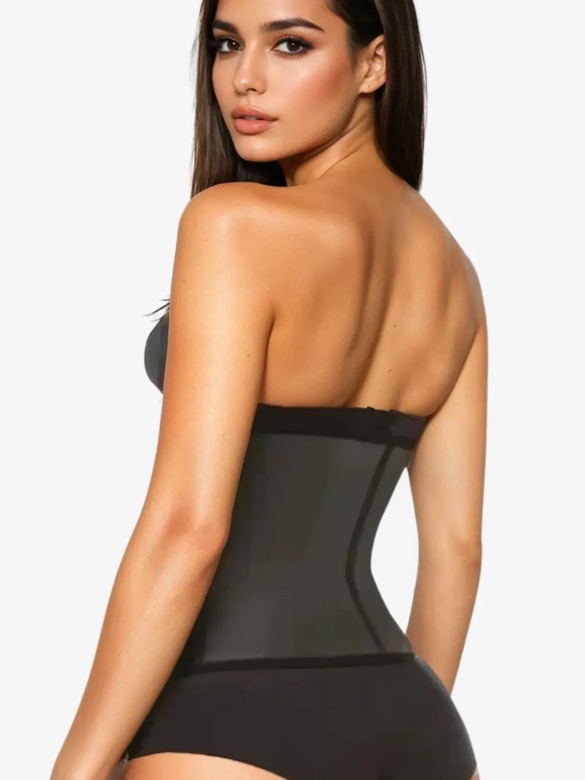 Siluet F20N / F21 High Compression Natural Latex Waist Trainer with Triple Hook-and-Eye Closure