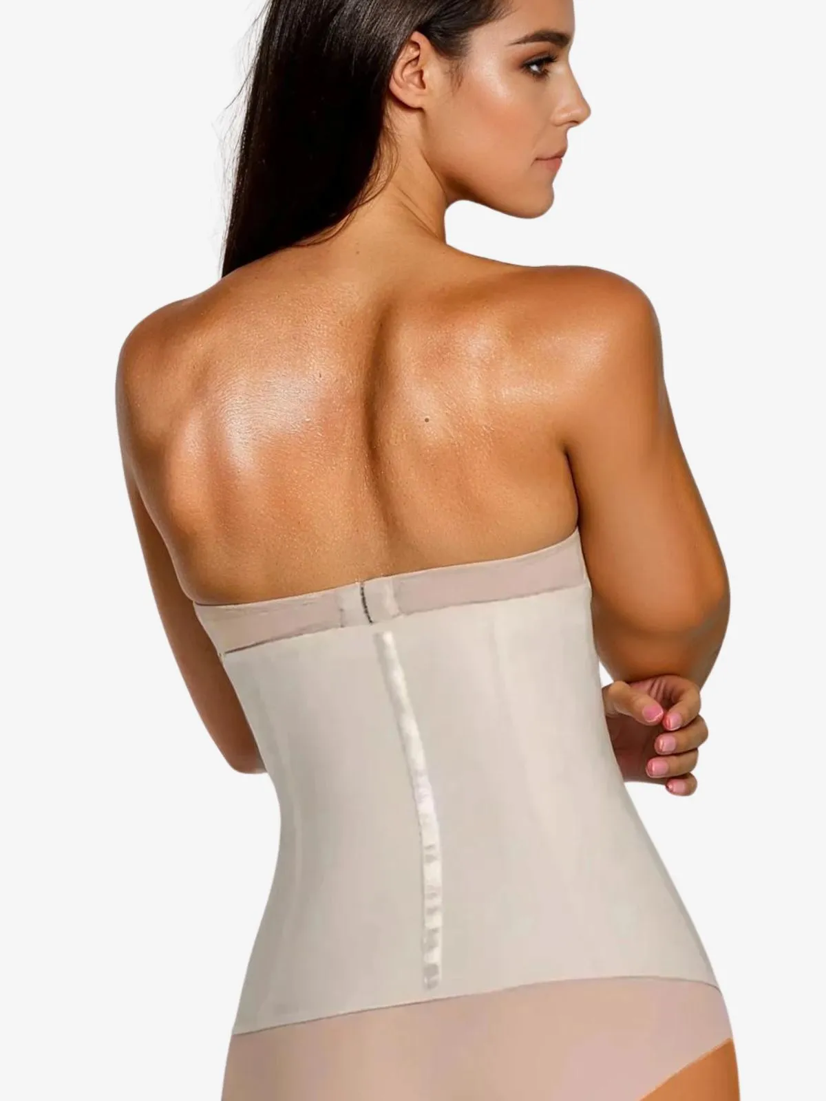Siluet F20N / F21 High Compression Natural Latex Waist Trainer with Triple Hook-and-Eye Closure
