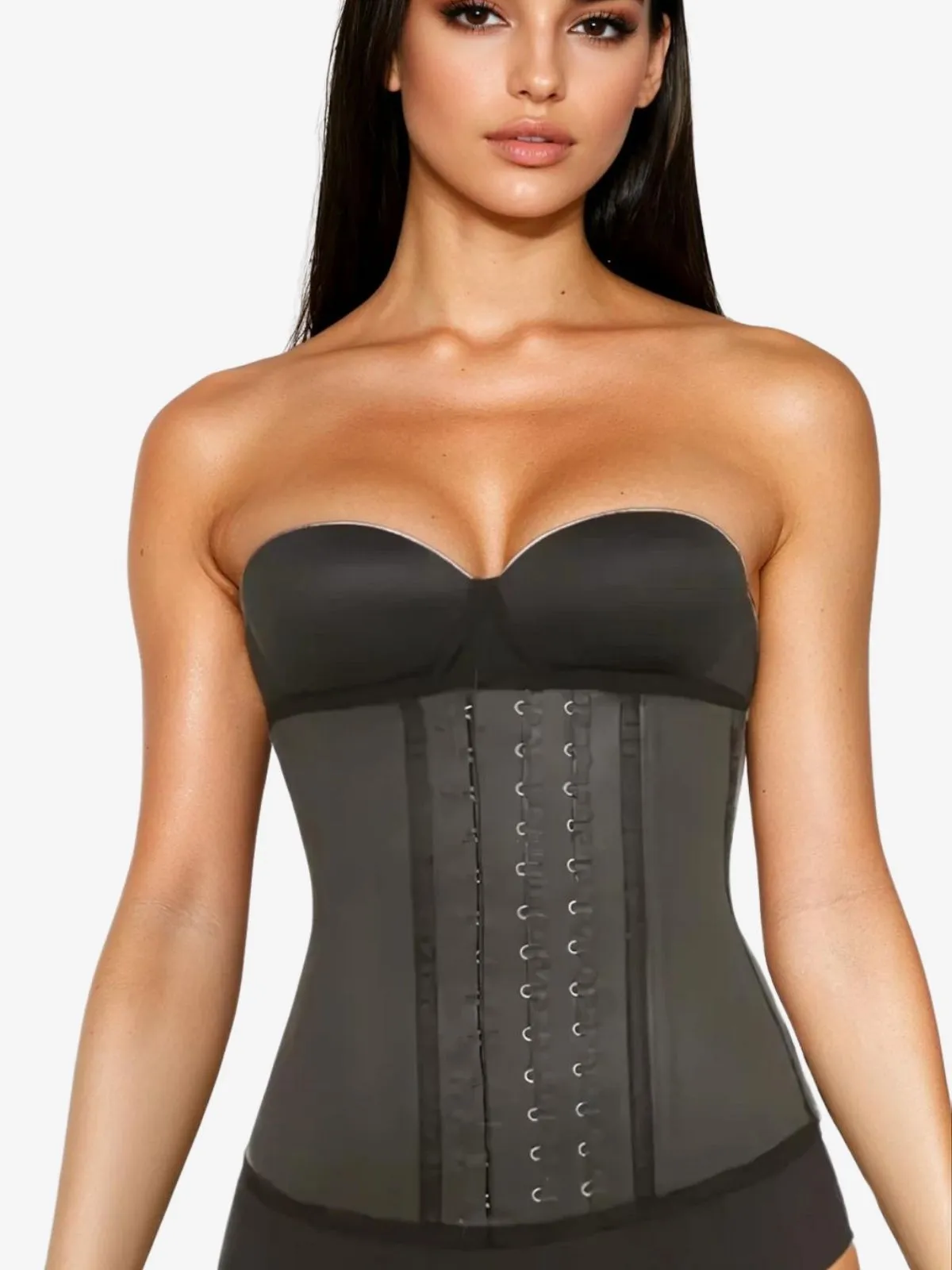Siluet F20N / F21 High Compression Natural Latex Waist Trainer with Triple Hook-and-Eye Closure