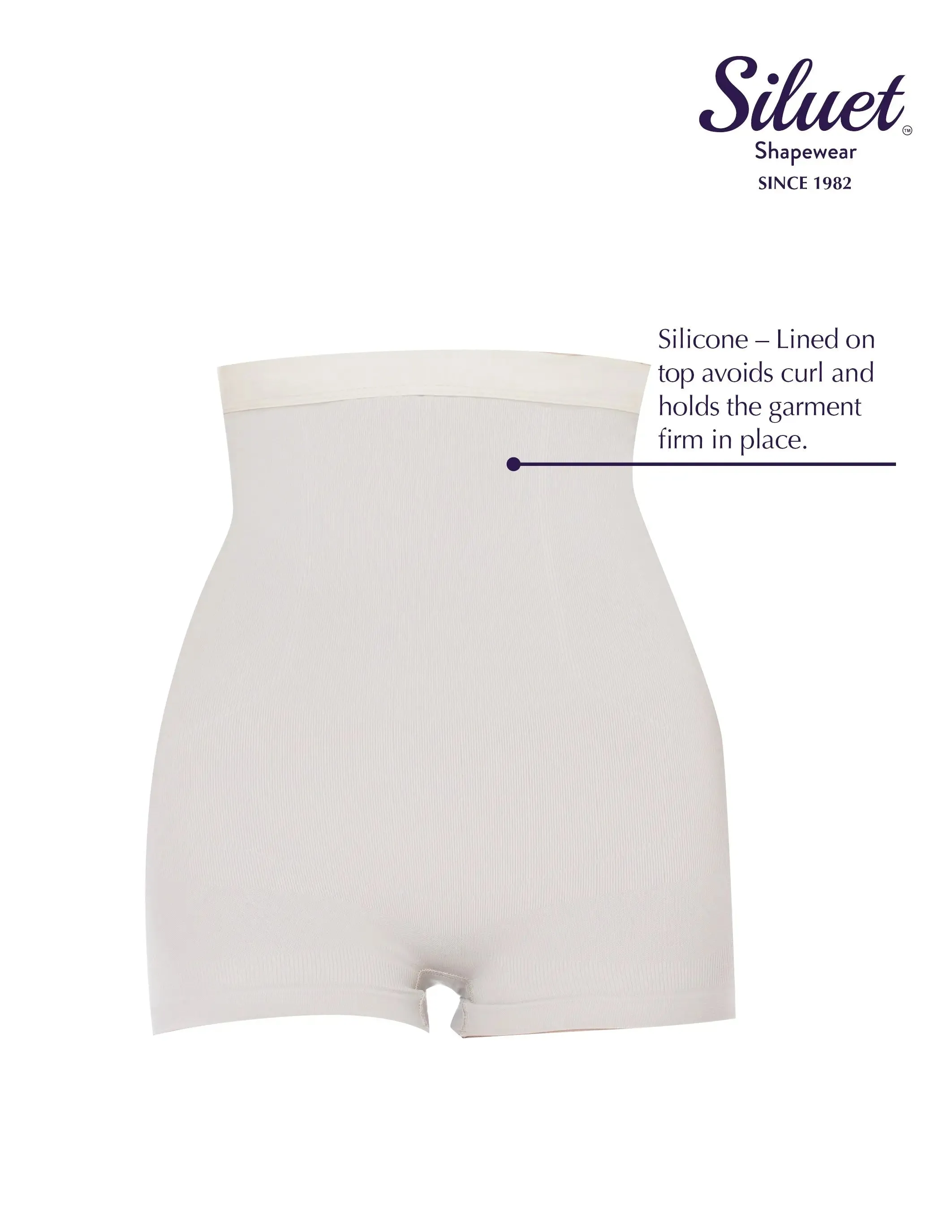 Siluet TF502 Bra Less Silicone-Lined Shaper Briefs