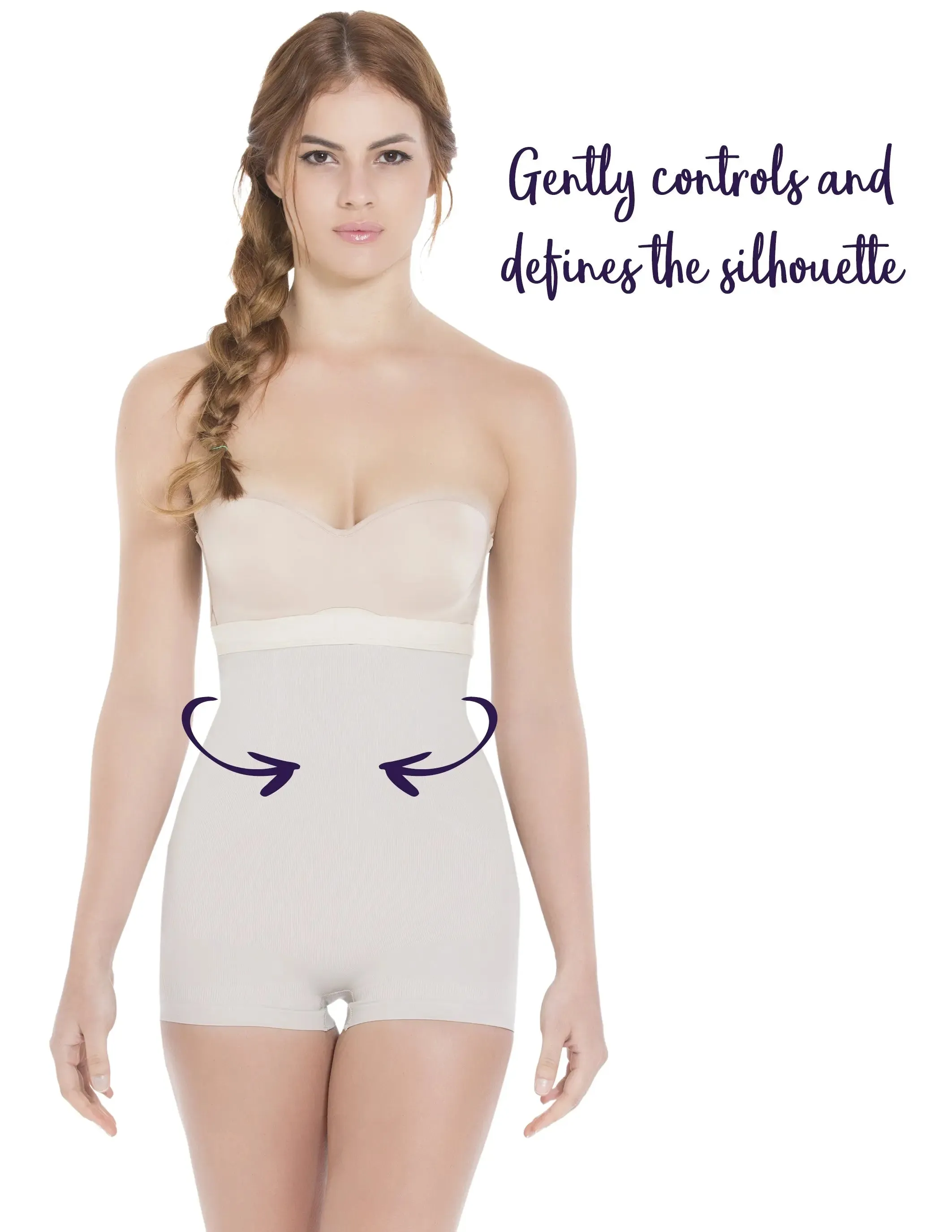 Siluet TF502 Bra Less Silicone-Lined Shaper Briefs