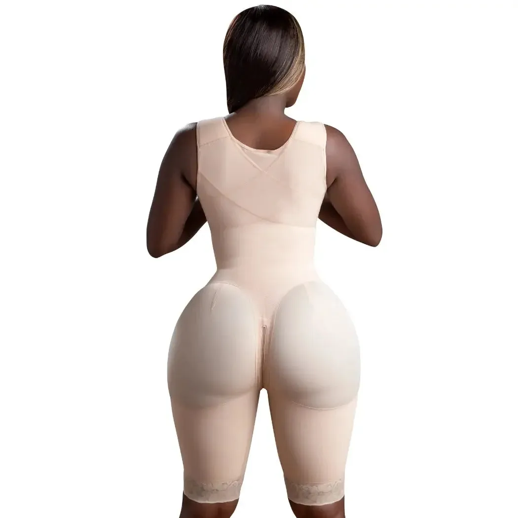 Snatched DC02L1 | Post-Surgery Colombian Faja with Built-In Bra – High Compression Shapewear
