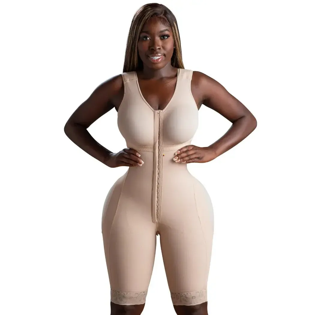 Snatched DC02L1 | Post-Surgery Colombian Faja with Built-In Bra – High Compression Shapewear