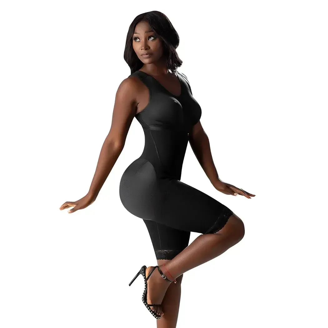 Snatched DC02L1 | Post-Surgery Colombian Faja with Built-In Bra – High Compression Shapewear