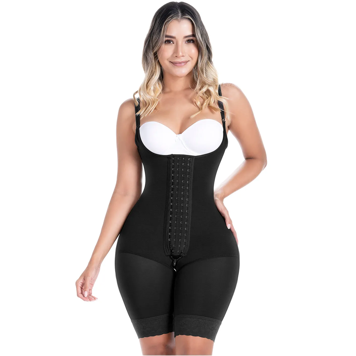 SONRYSE 048BF |  Post Surgery and Pospartum Open Bust Shapewear Fajas Colombianas | Powernet