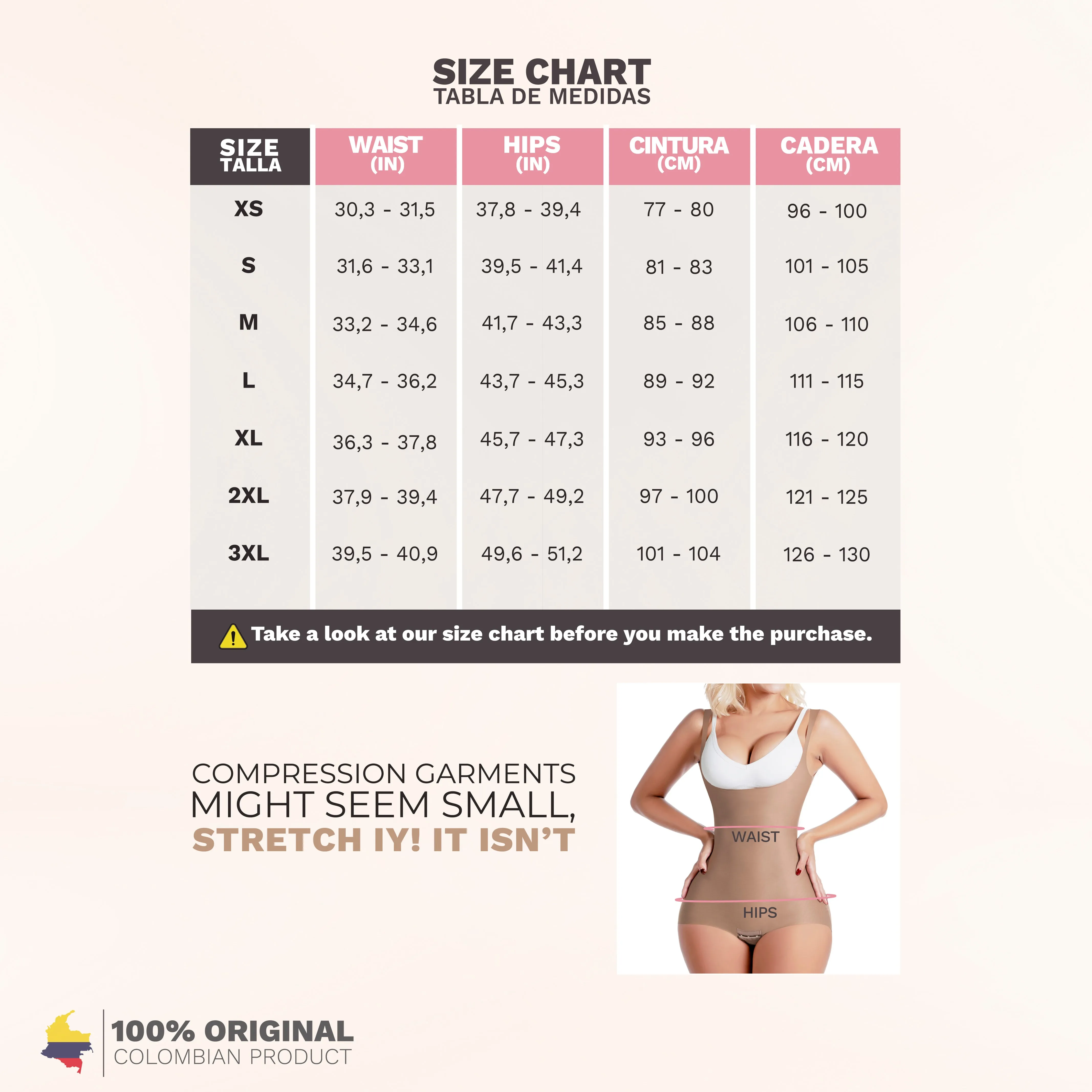Sonryse SP23NC | Colombian Shapewear Open Bust Panty Girdle for Women | Spandex