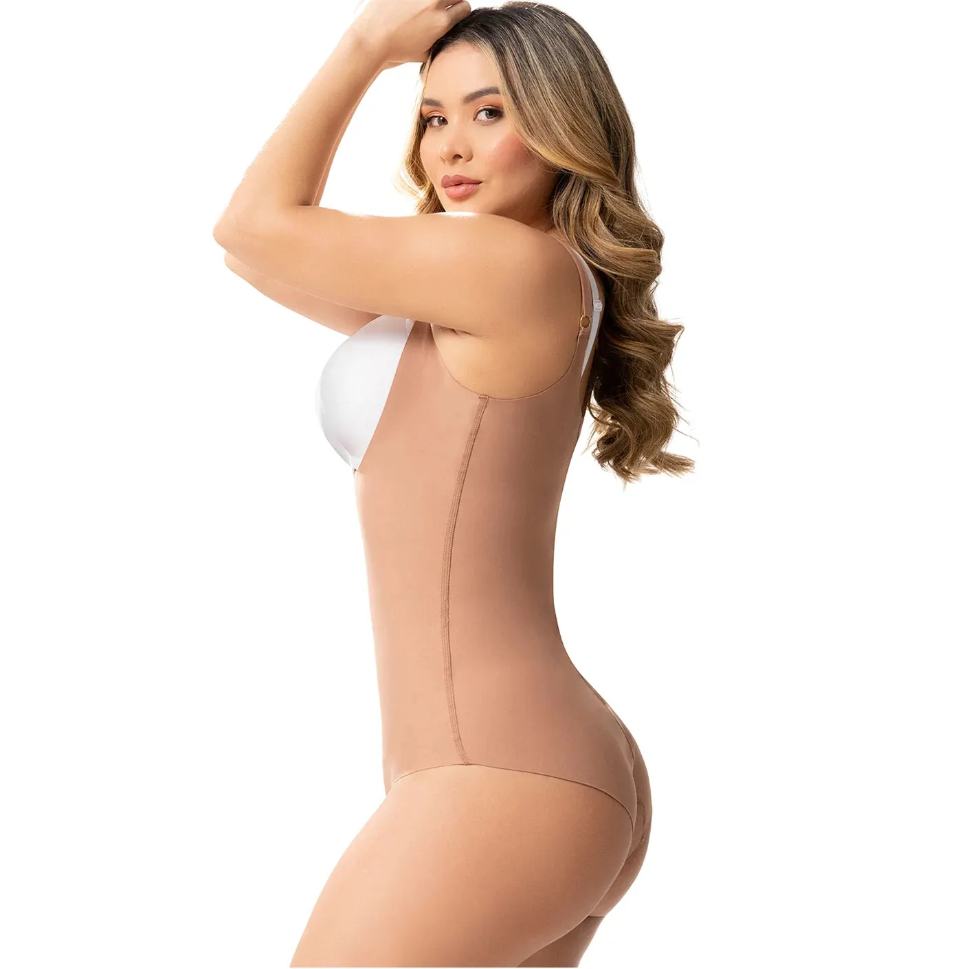 Sonryse SP45NC Tummy Control Panty Shapewear Open Bust Bodysuit