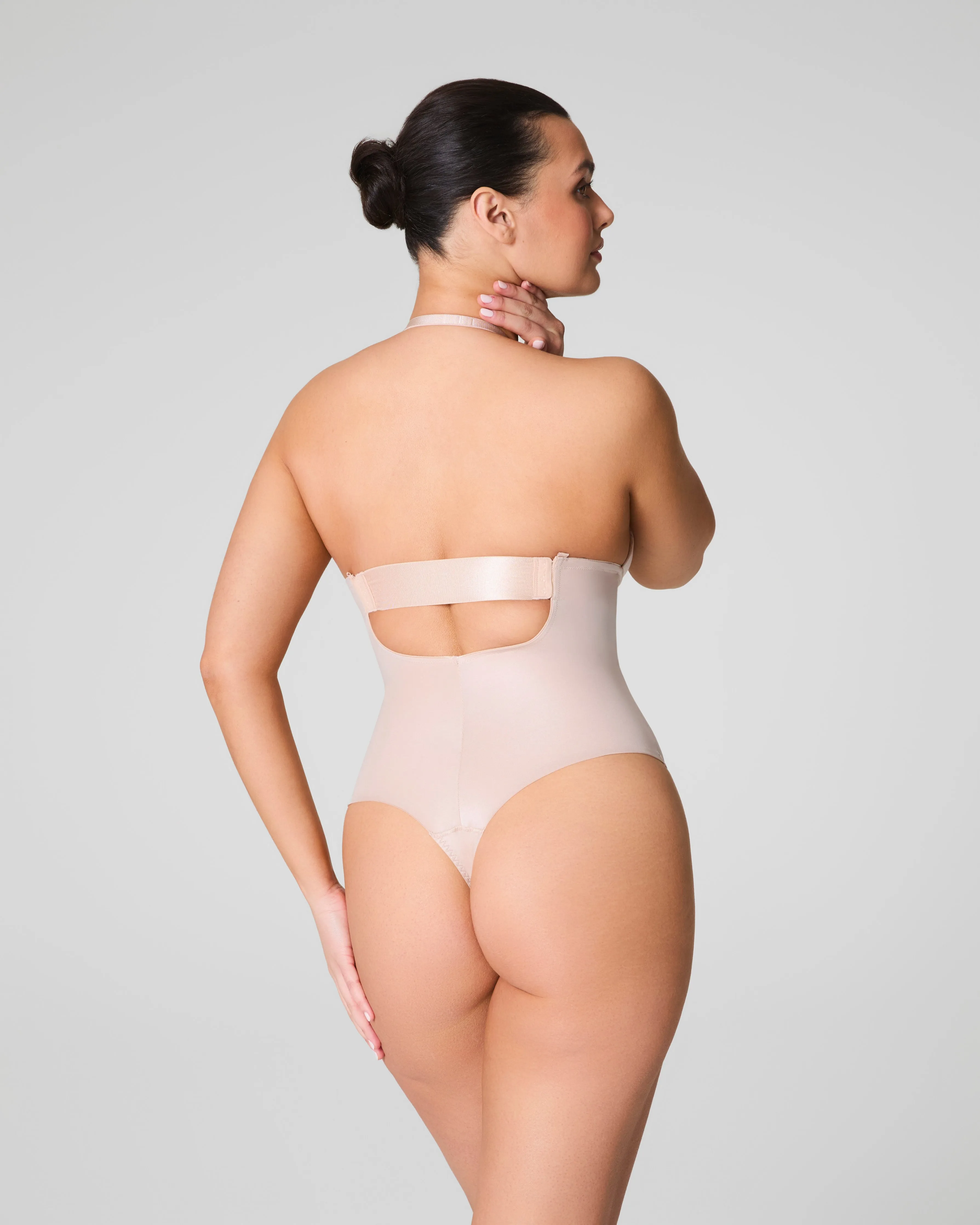 SPANXshape™ Suit Your Fancy Plunge Low-Back Thong Bodysuit