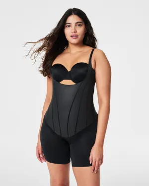 SPANXsupersculpt™ TotalContour Open-Bust Mid-Thigh Bodysuit