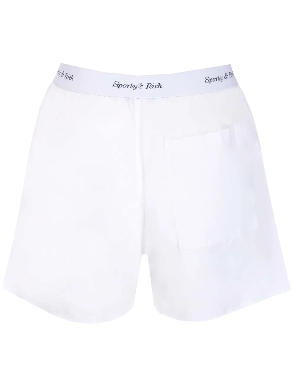 Sporty & Rich Cassie Elasticated Logo Waist Boxer Shorts
