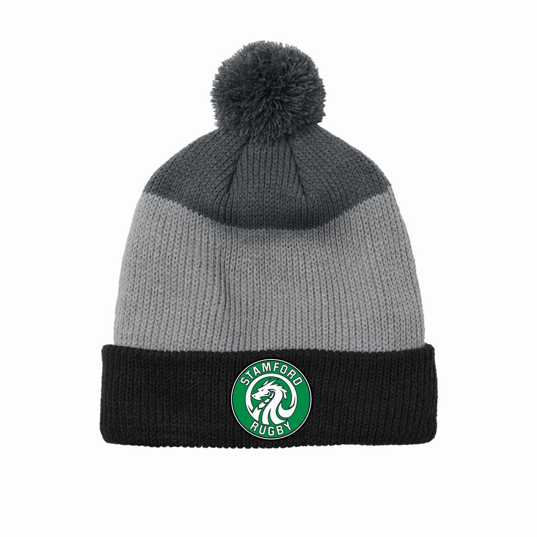 Stamford Rugby Knit Pom Beanie